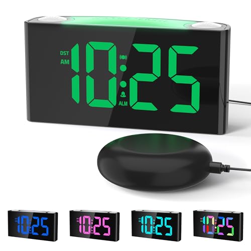 Vibrating Alarm Clock with Color Display