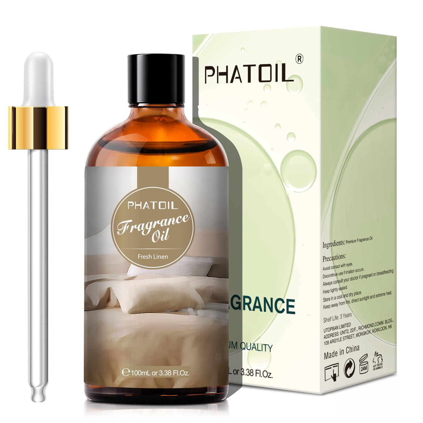 PHATOIL 3.38FL.OZ Coconut & Vanilla Fragrance Oils for Aromatherapy