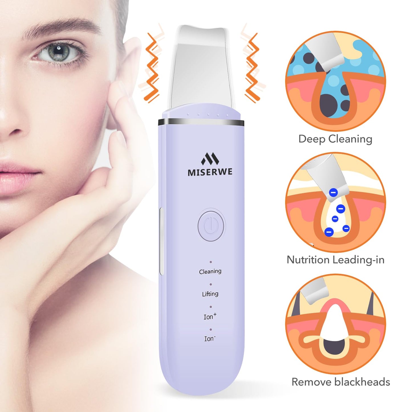 Skin Scrubber Face Skin Spatula Facial Scrubber Spatula