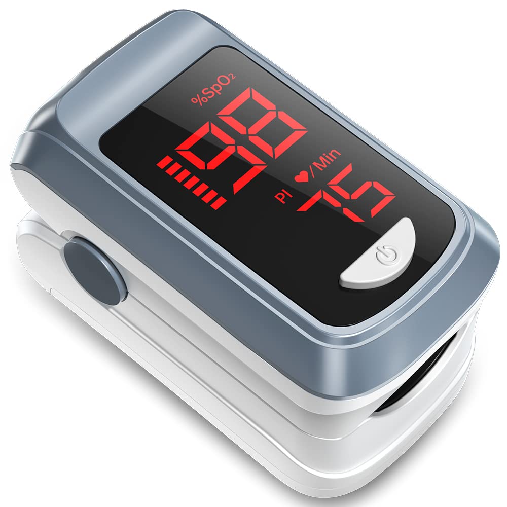 Fingertip Pulse Oximeter Blood Oxygen Saturation Monitor Pulse Ox