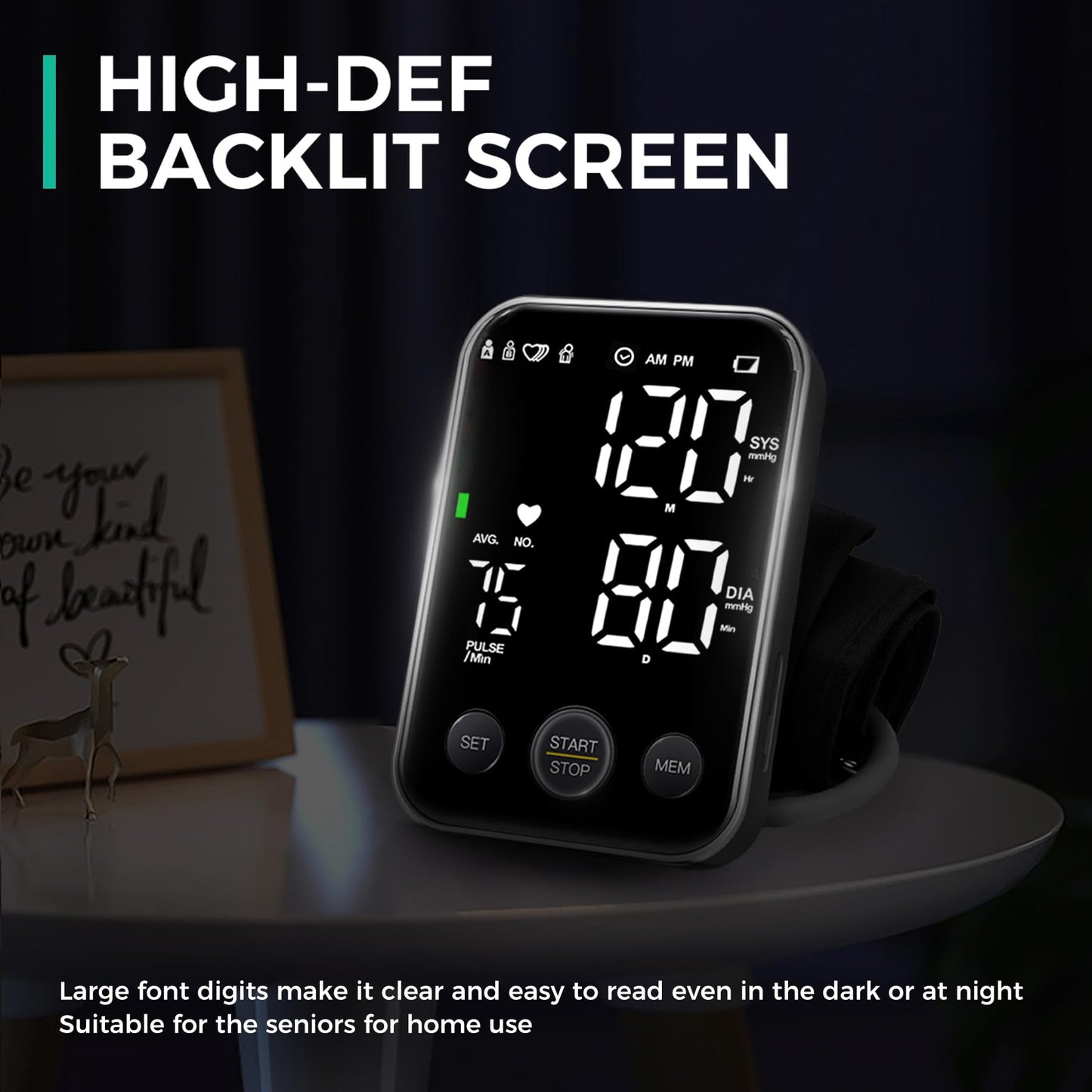 Oklar Blood Pressure Monitor Upper Arm Monitors for Home