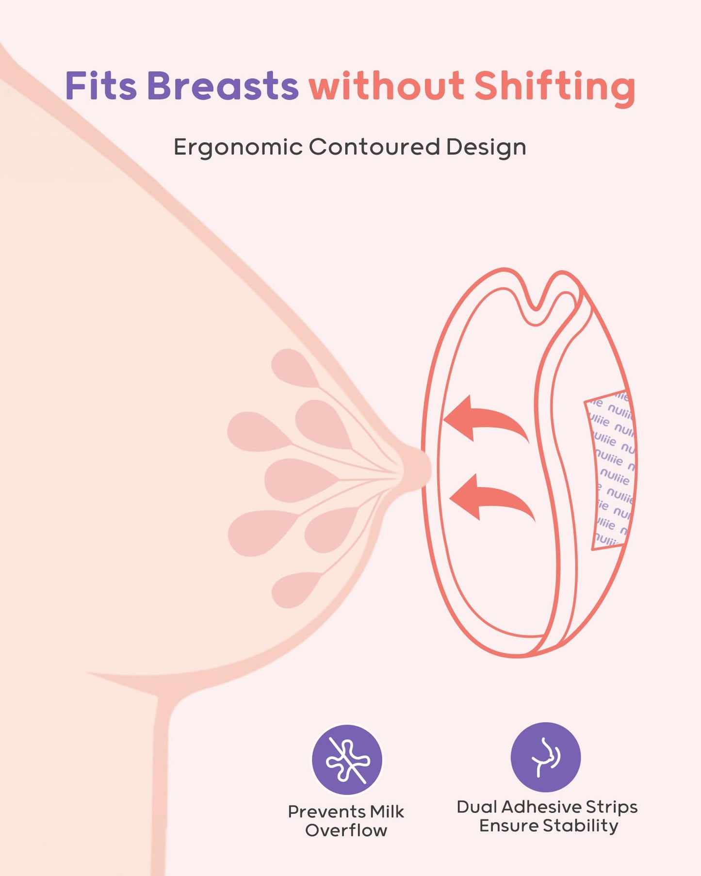 Nuliie Stay Dry Disposable Nursing Pads