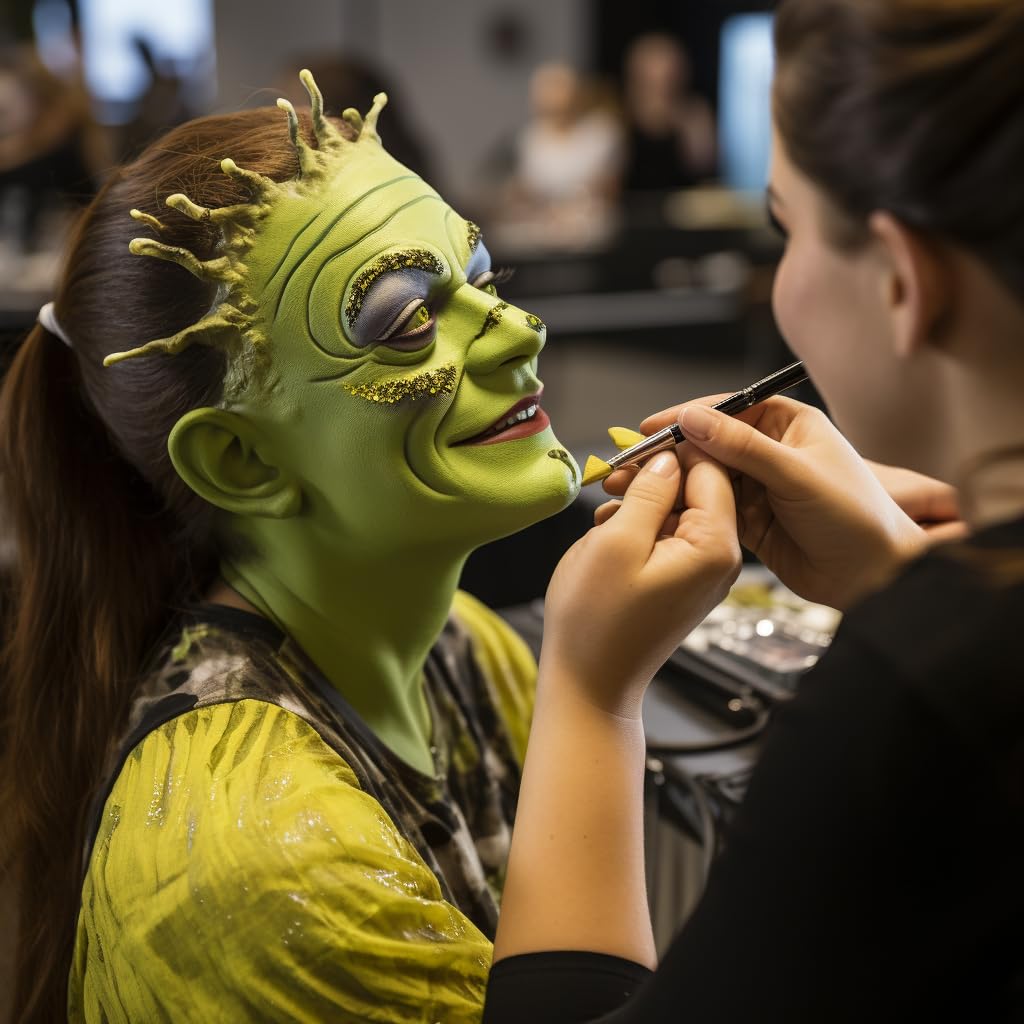 CCbeauty Witch Green Face Paint Stick, Face Painting Kit