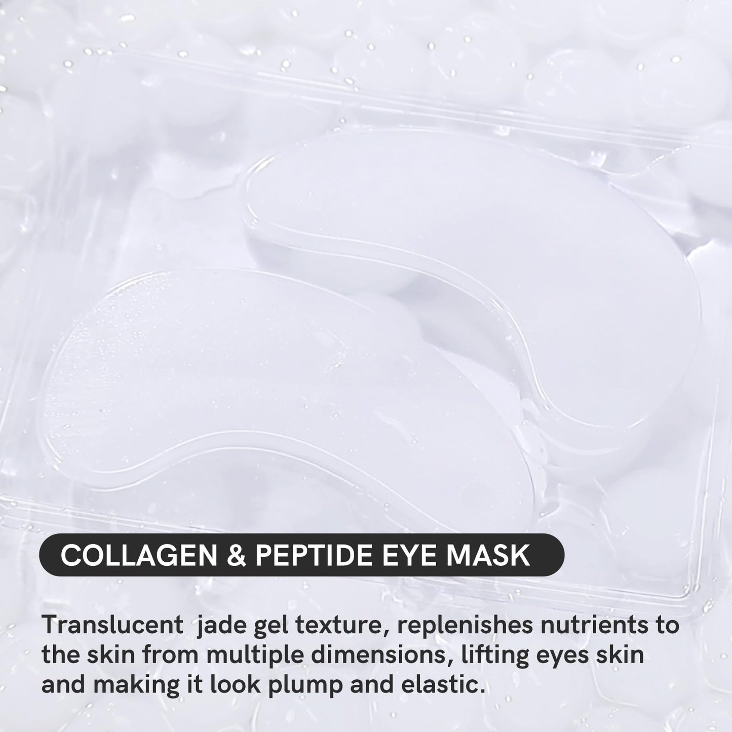 PEAUAMIE Under Eye Patches Gold and Hyaluronic Acid for puffy eyes