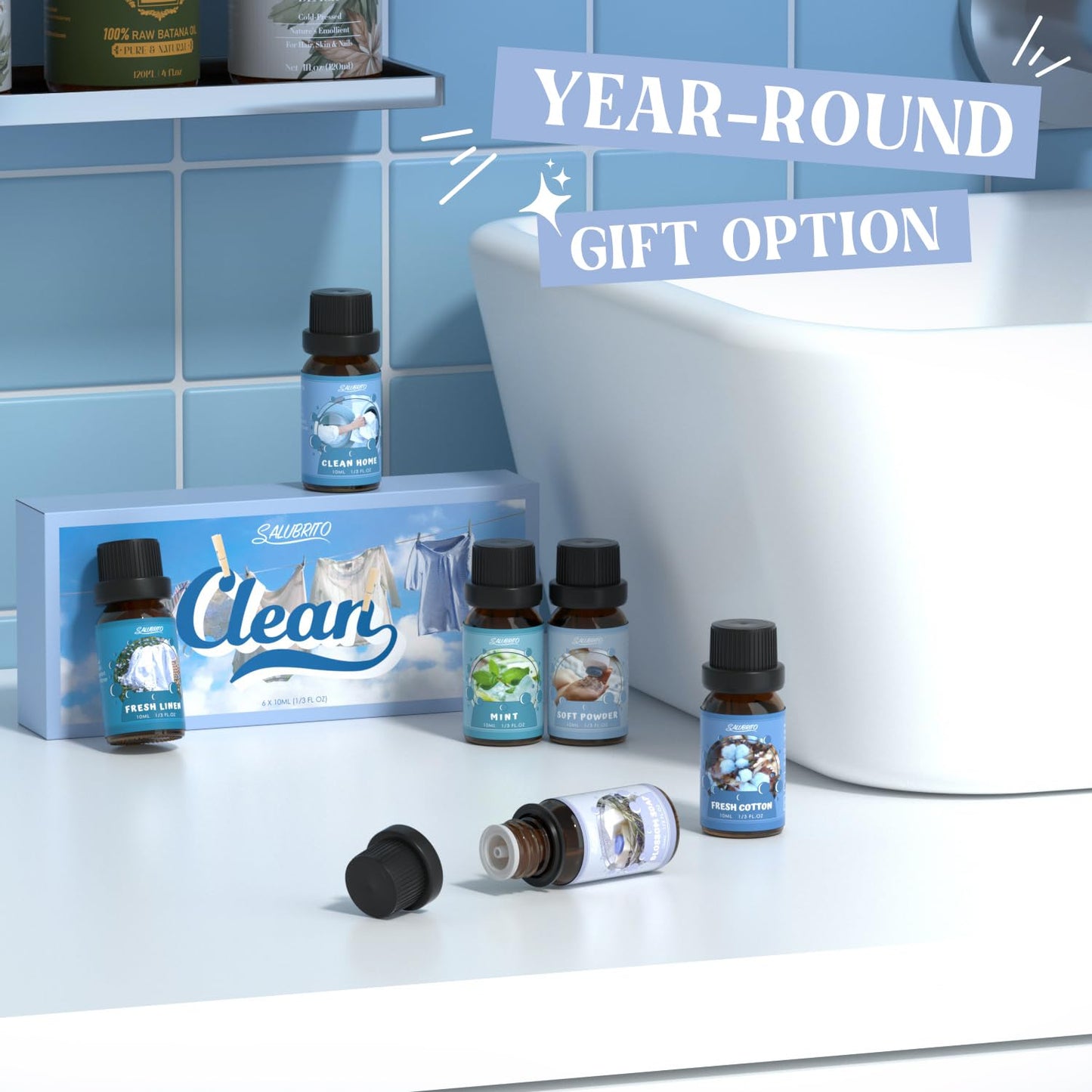 SALUBRITO Clean Fragrance Oils Set