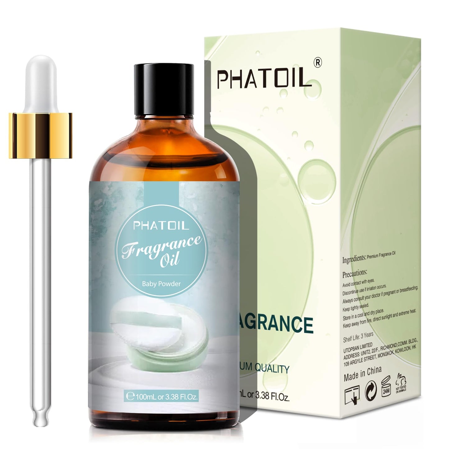 PHATOIL 3.38FL.OZ Coconut & Vanilla Fragrance Oils for Aromatherapy