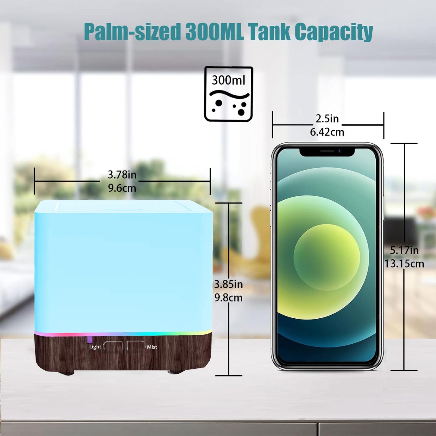 Aromatherapy Diffuser & Diffusers for Home 300ml