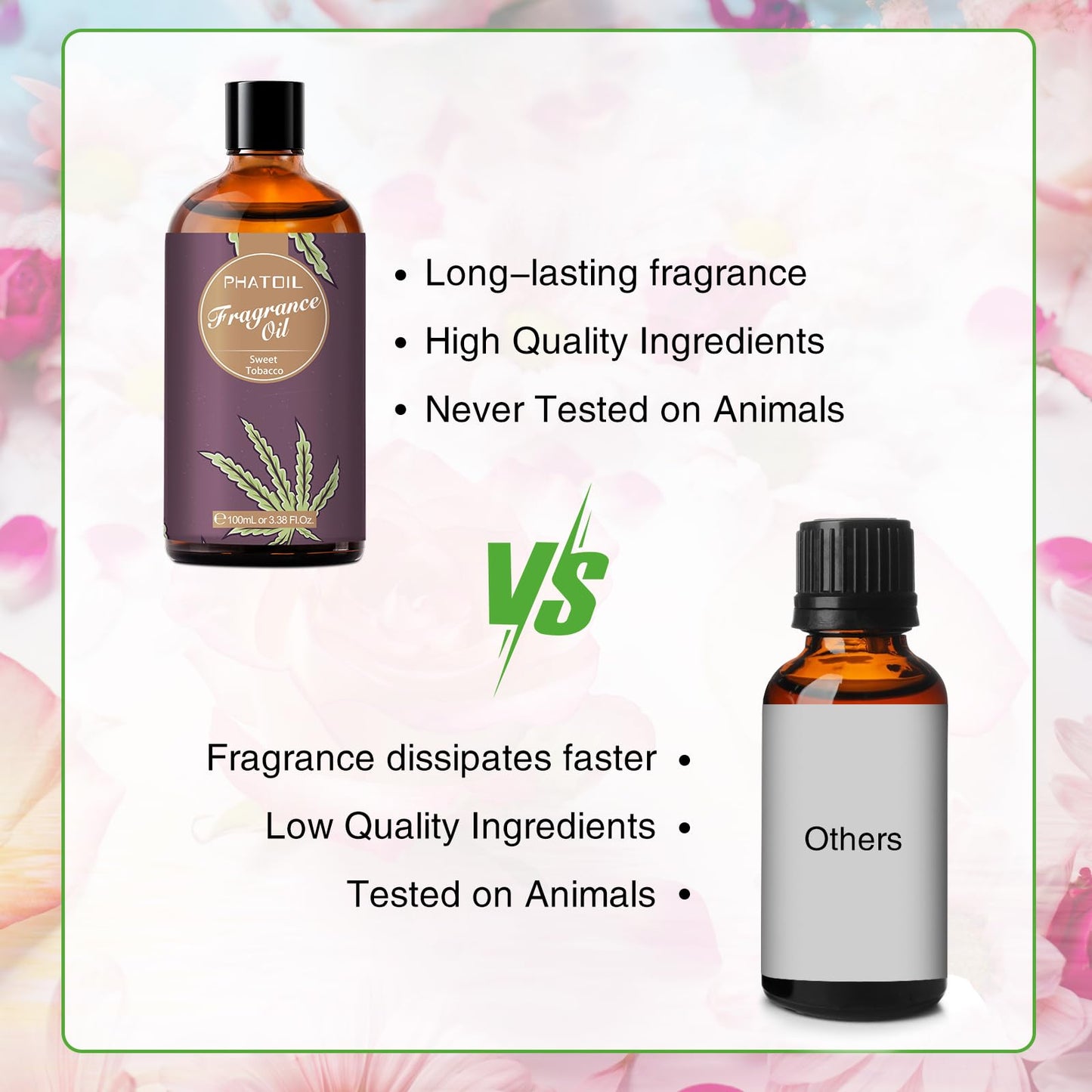 PHATOIL 3.38FL.OZ Coconut & Vanilla Fragrance Oils for Aromatherapy