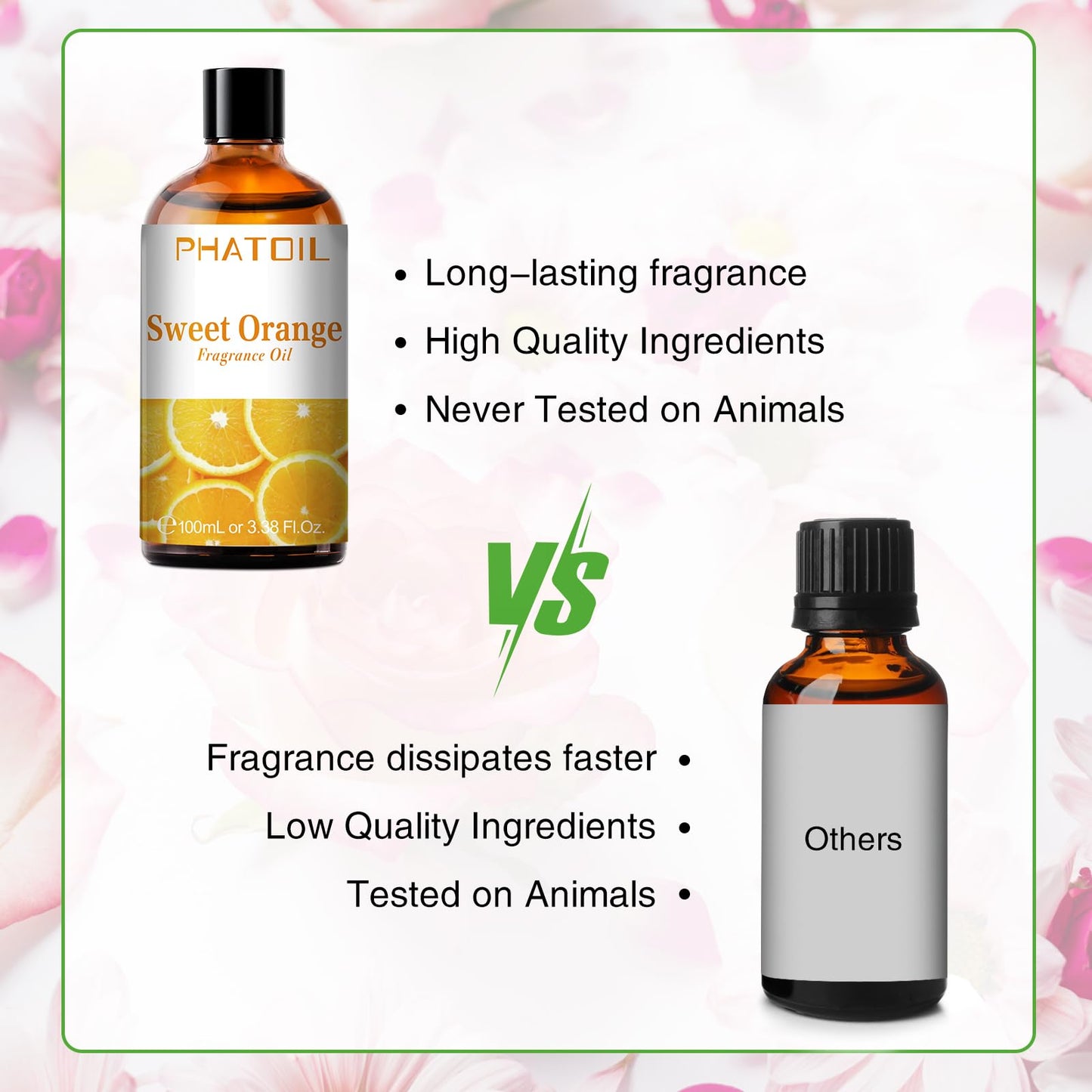 PHATOIL 3.38FL.OZ Coconut & Vanilla Fragrance Oils for Aromatherapy