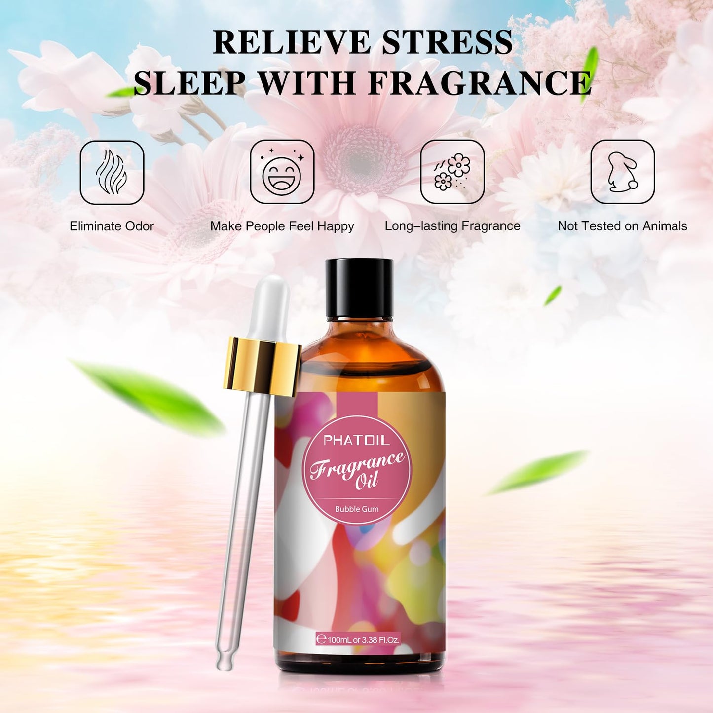 PHATOIL 3.38FL.OZ Coconut & Vanilla Fragrance Oils for Aromatherapy