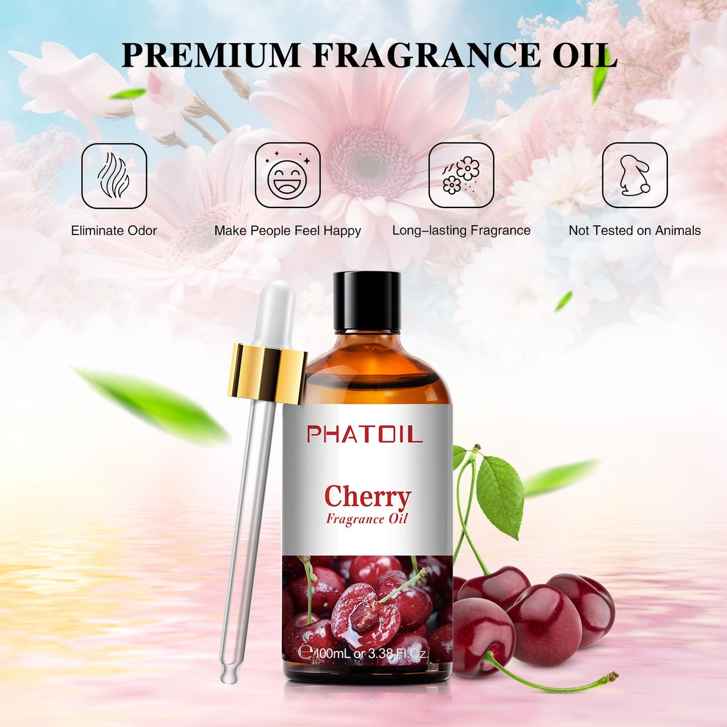 PHATOIL 3.38FL.OZ Coconut & Vanilla Fragrance Oils for Aromatherapy