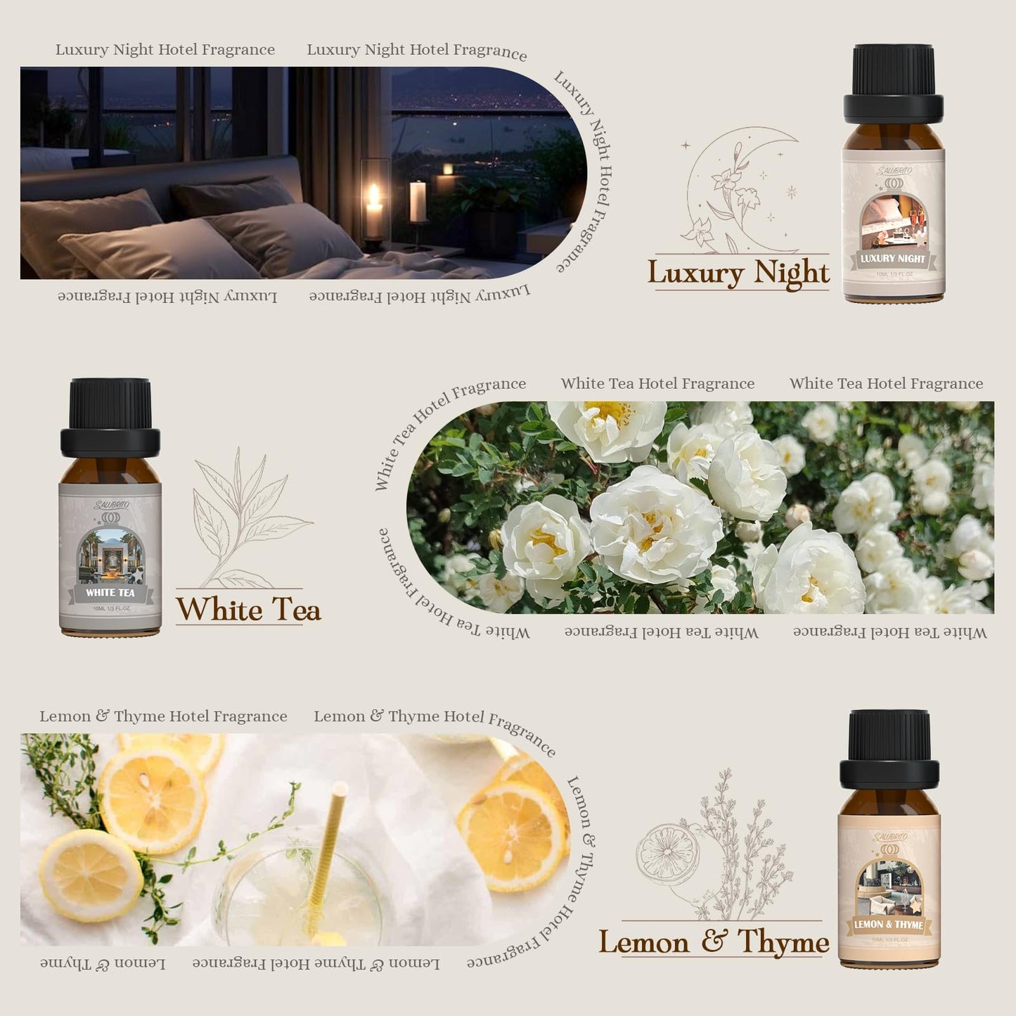 SALUBRITO Clean Fragrance Oils Set