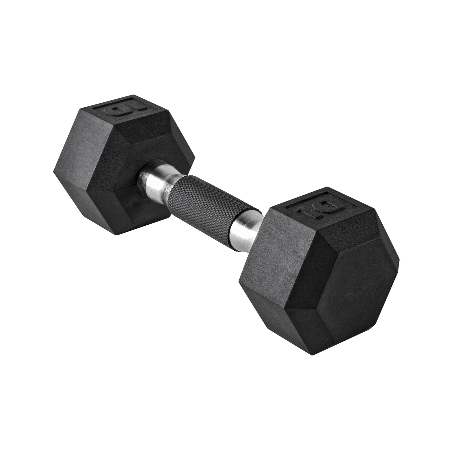 CAP Barbell 10 LB Coated Hex Dumbbell Weight Pair with Black Handle