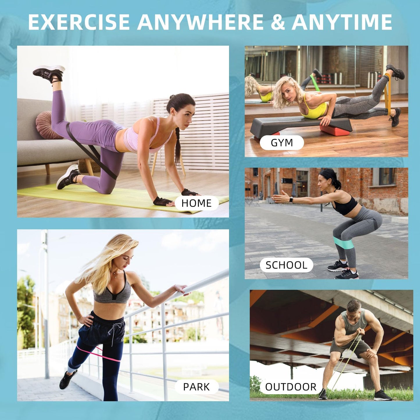 Resistance Bands, Pull Up Bands