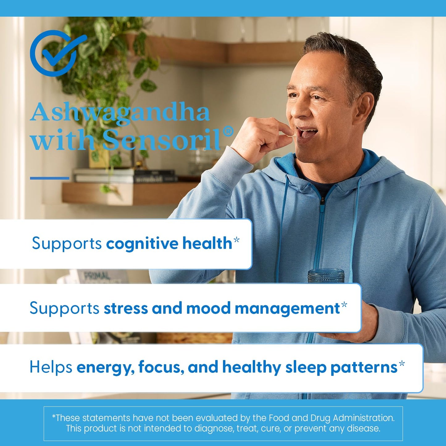 Doctor's Best Ashwagandha with Sensoril, Ayurvedic Herb & Healthy Energy