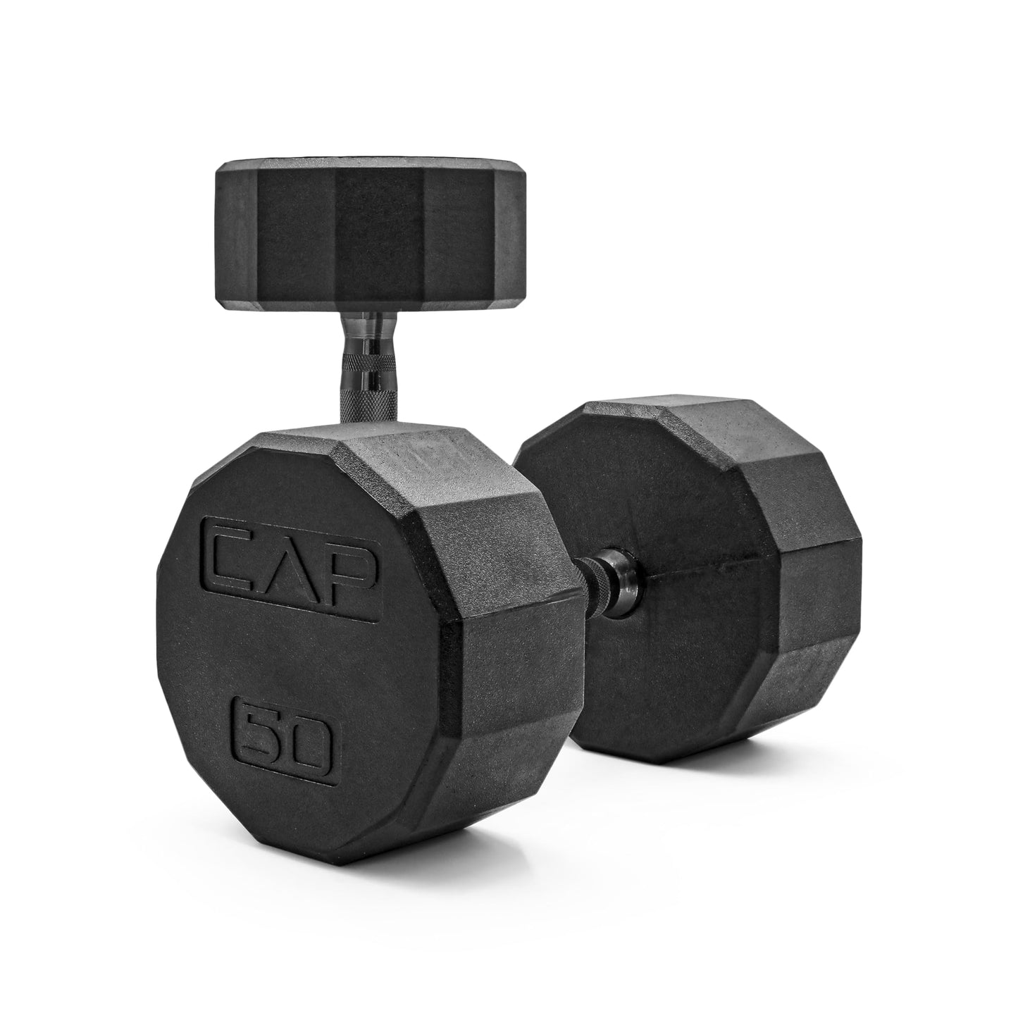CAP Barbell 10 LB Coated Hex Dumbbell Weight Pair with Black Handle