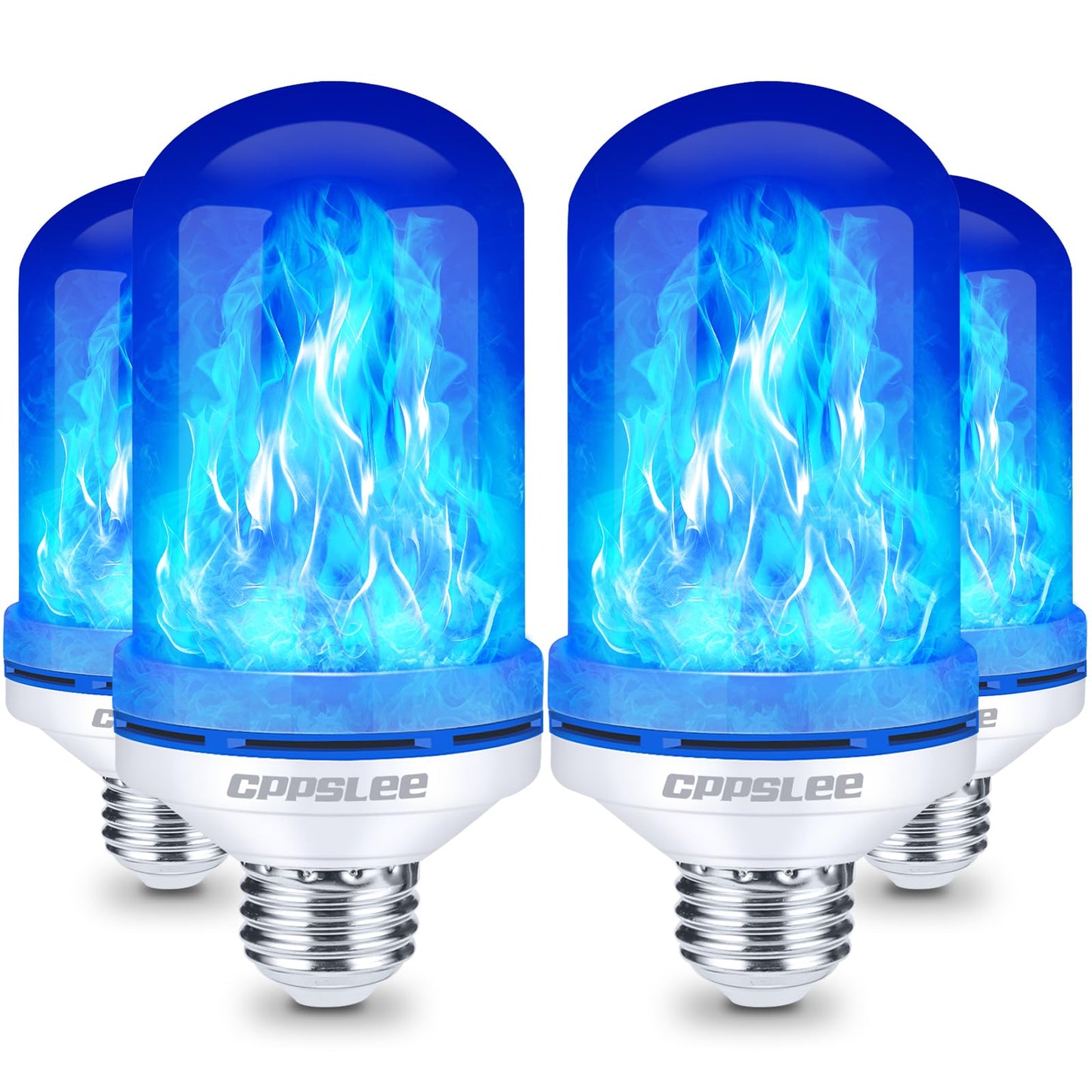 LED Flame Light Bulbs β 2 Pack, 4 Modes, E26 Base