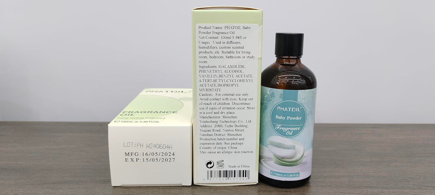 PHATOIL 3.38FL.OZ Coconut & Vanilla Fragrance Oils for Aromatherapy