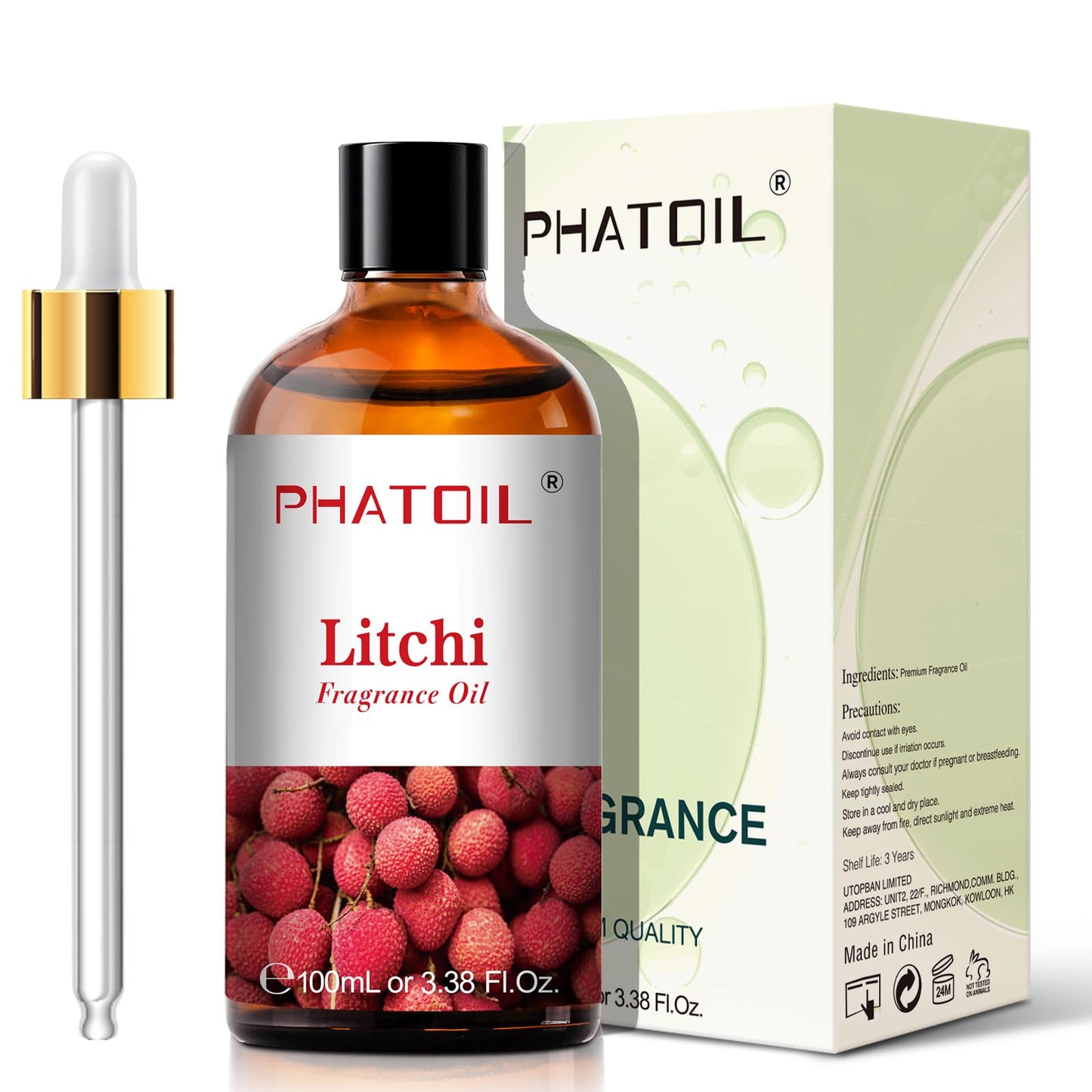 PHATOIL 3.38FL.OZ Coconut & Vanilla Fragrance Oils for Aromatherapy