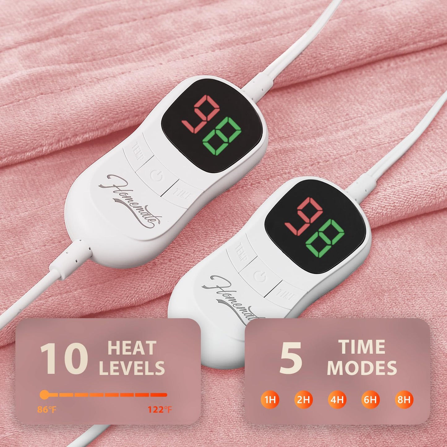 Homemate Heated Blanket Electric Throw