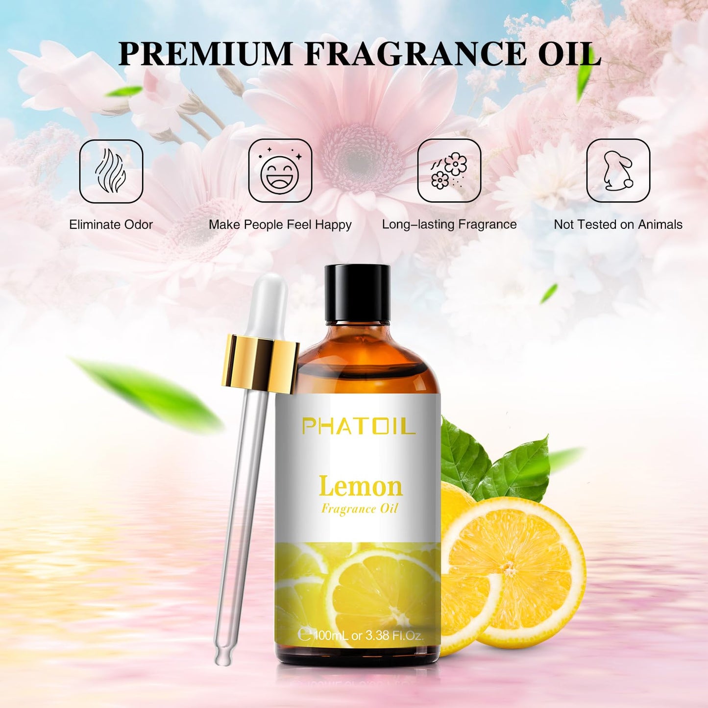 PHATOIL 3.38FL.OZ Coconut & Vanilla Fragrance Oils for Aromatherapy