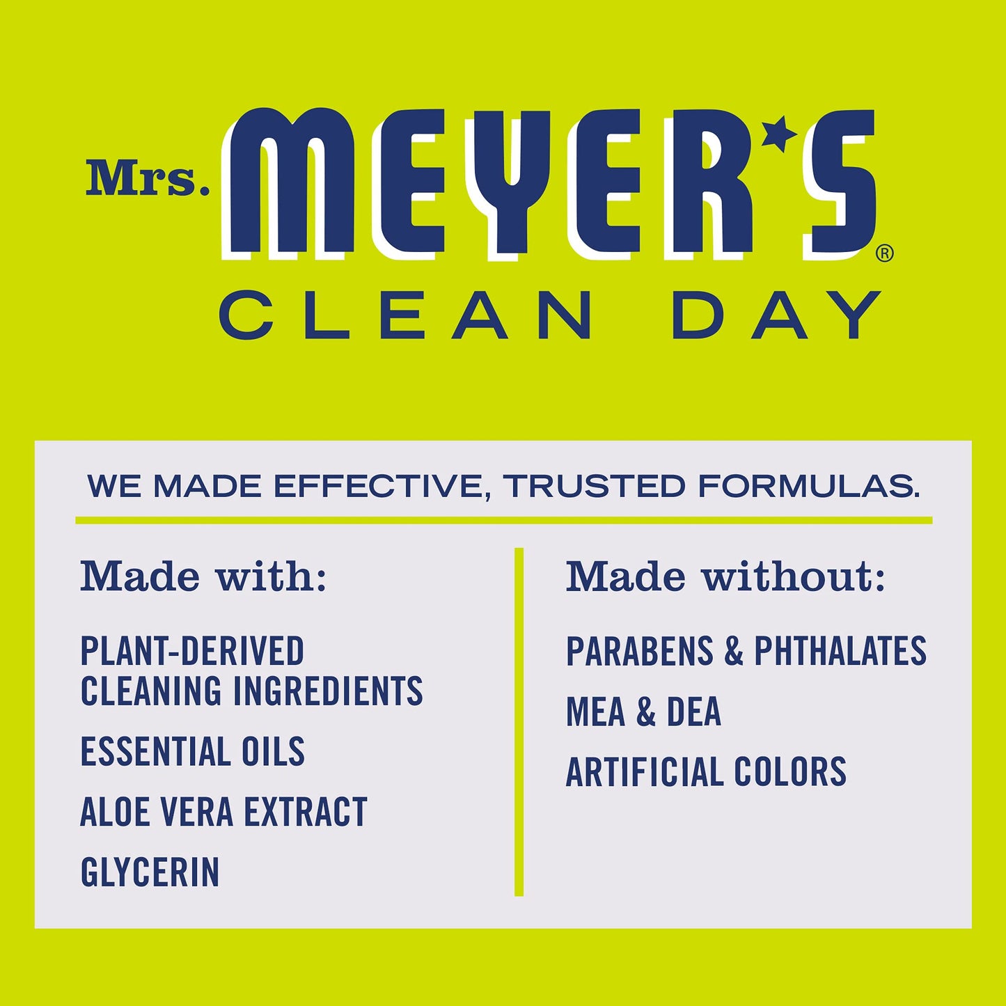 MRS. MEYER'S CLEAN DAY Liquid Dish Soap Refill