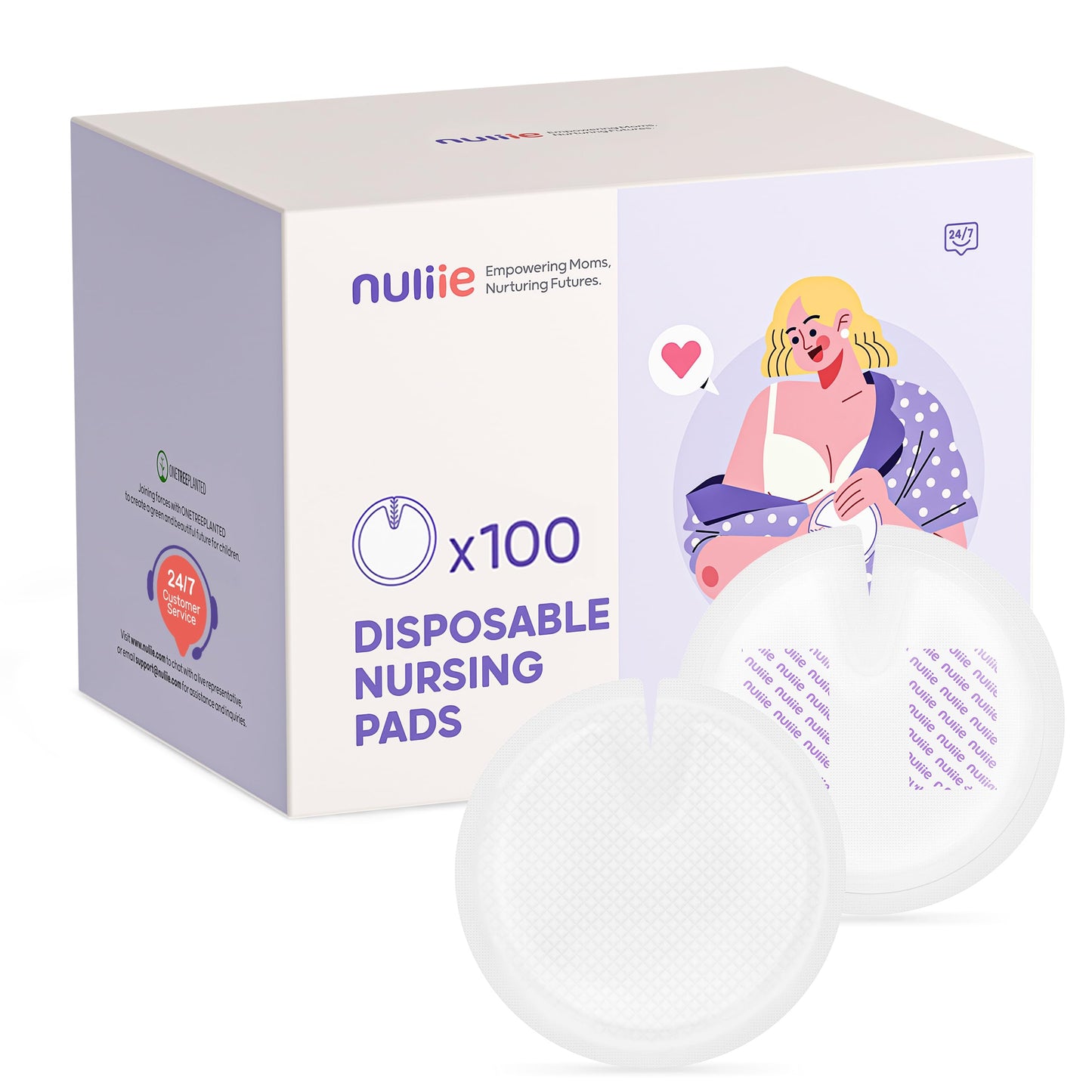 Nuliie Stay Dry Disposable Nursing Pads