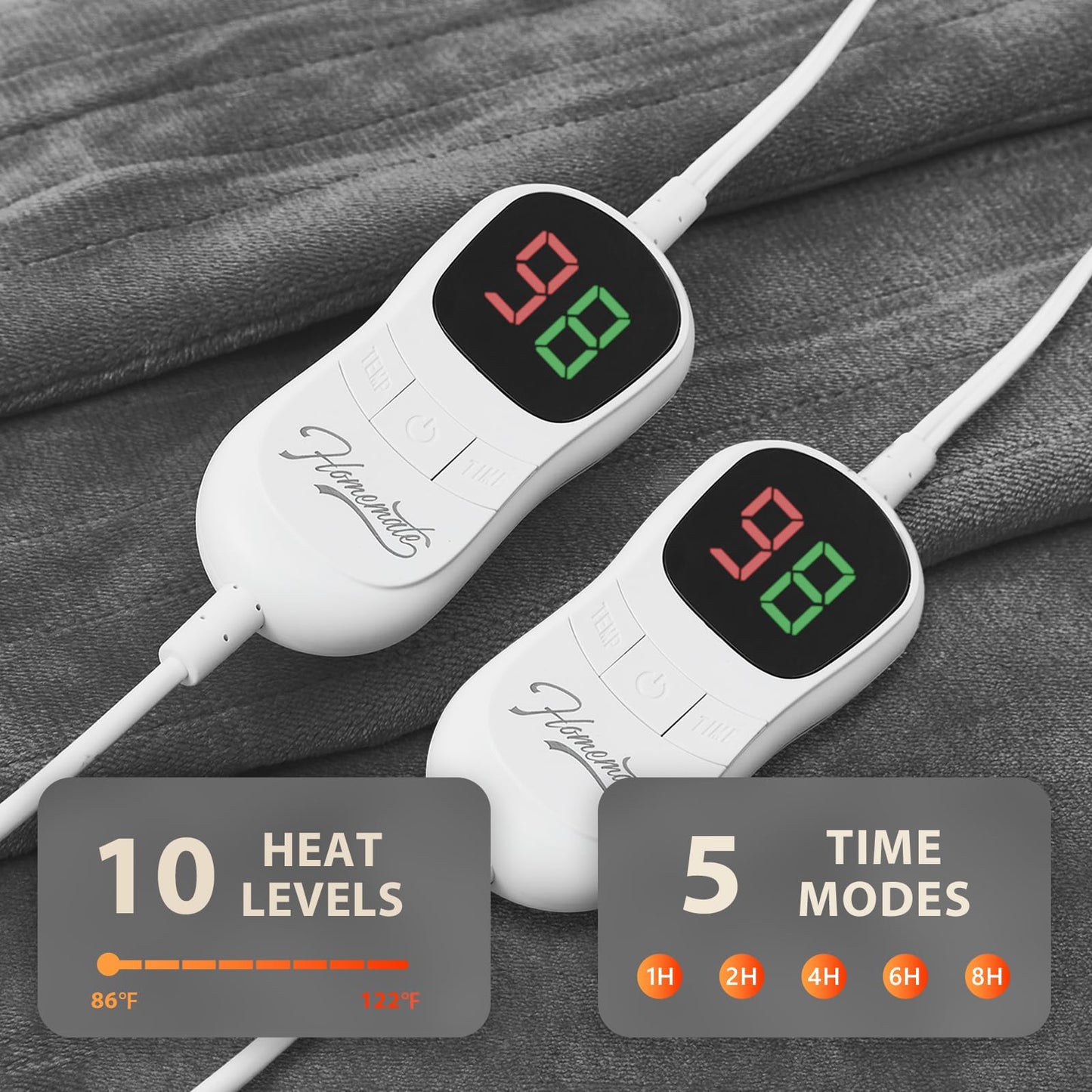 Homemate Heated Blanket Electric Throw