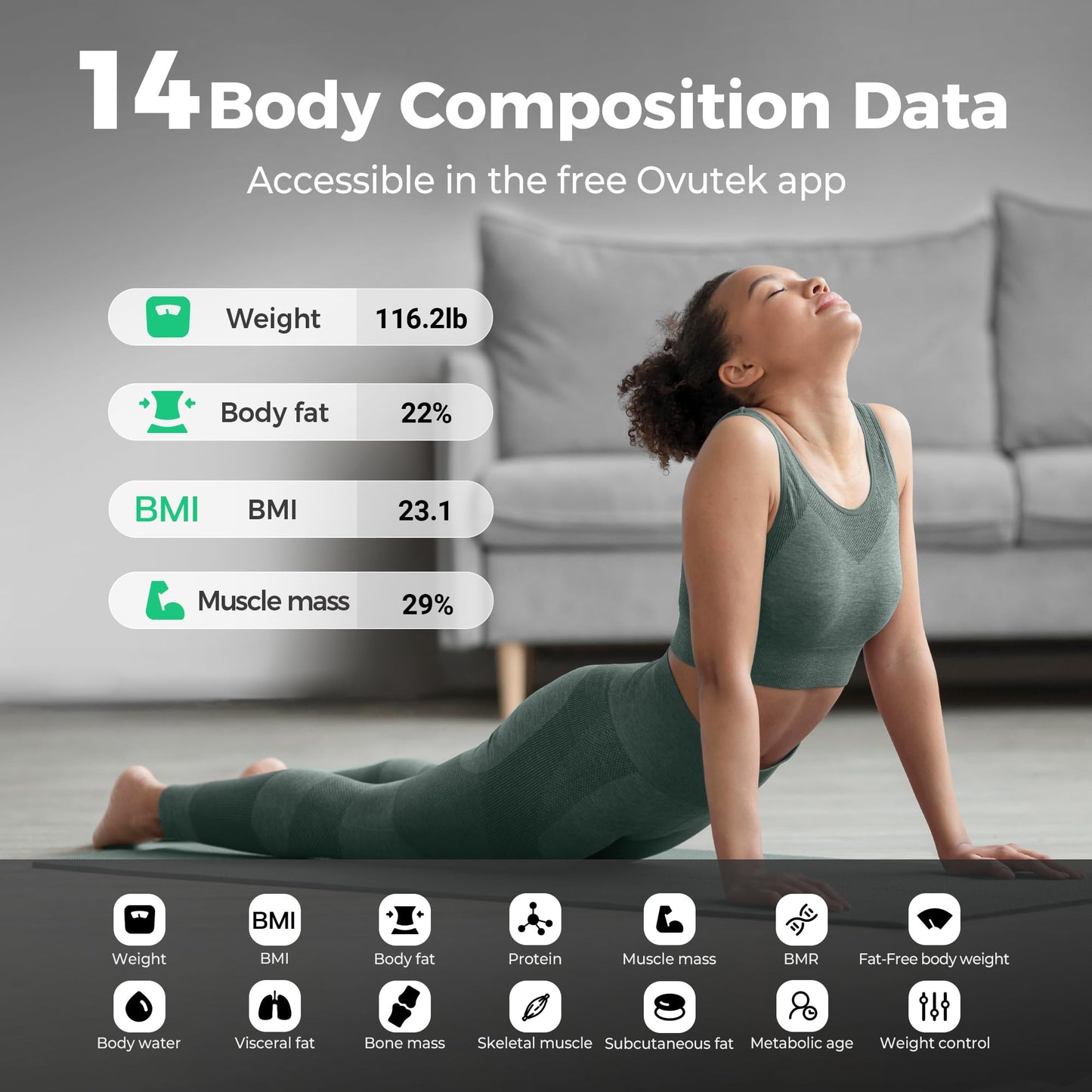 Ovutek Smart Scale for Body Weigh