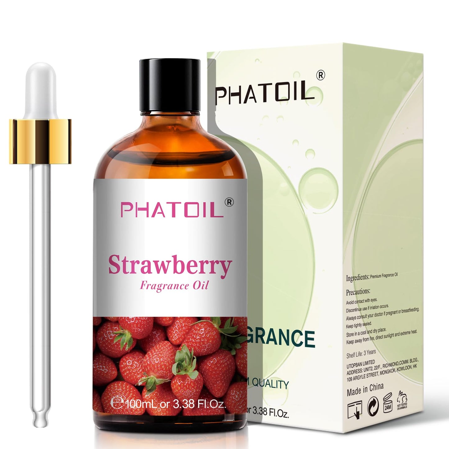 PHATOIL 3.38FL.OZ Coconut & Vanilla Fragrance Oils for Aromatherapy