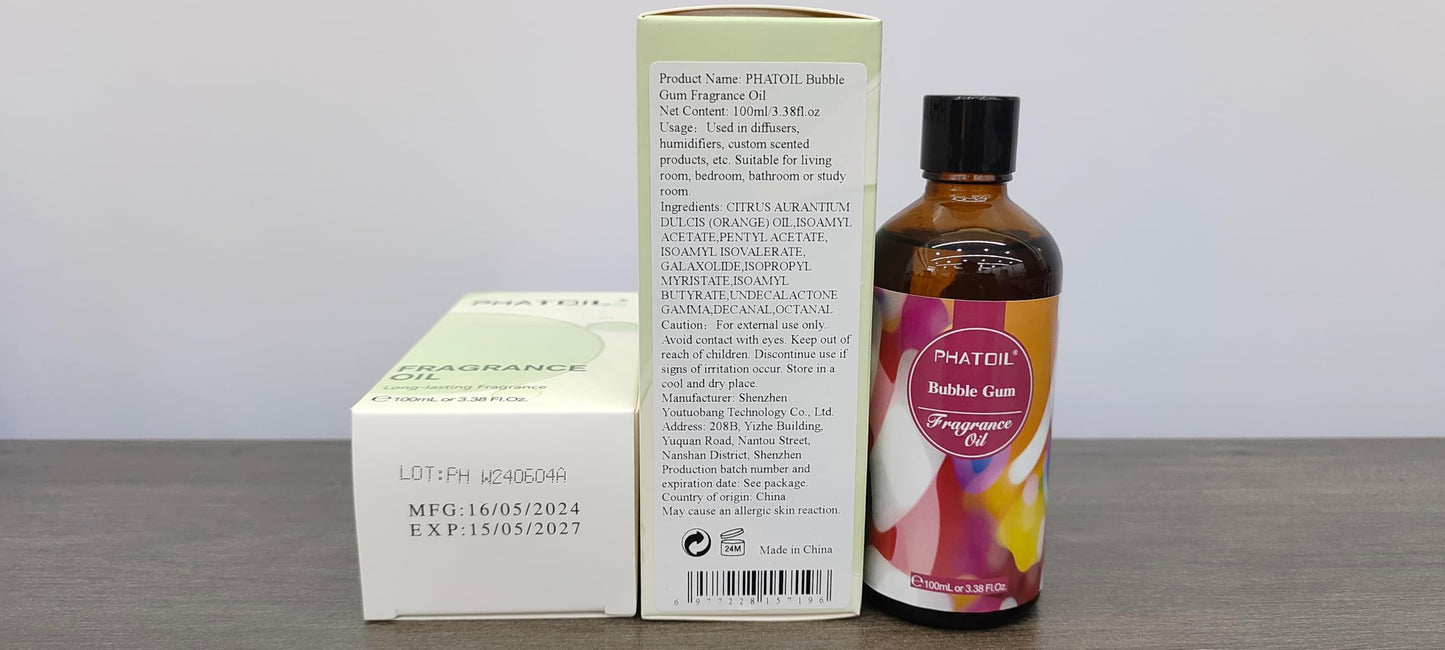 PHATOIL 3.38FL.OZ Coconut & Vanilla Fragrance Oils for Aromatherapy