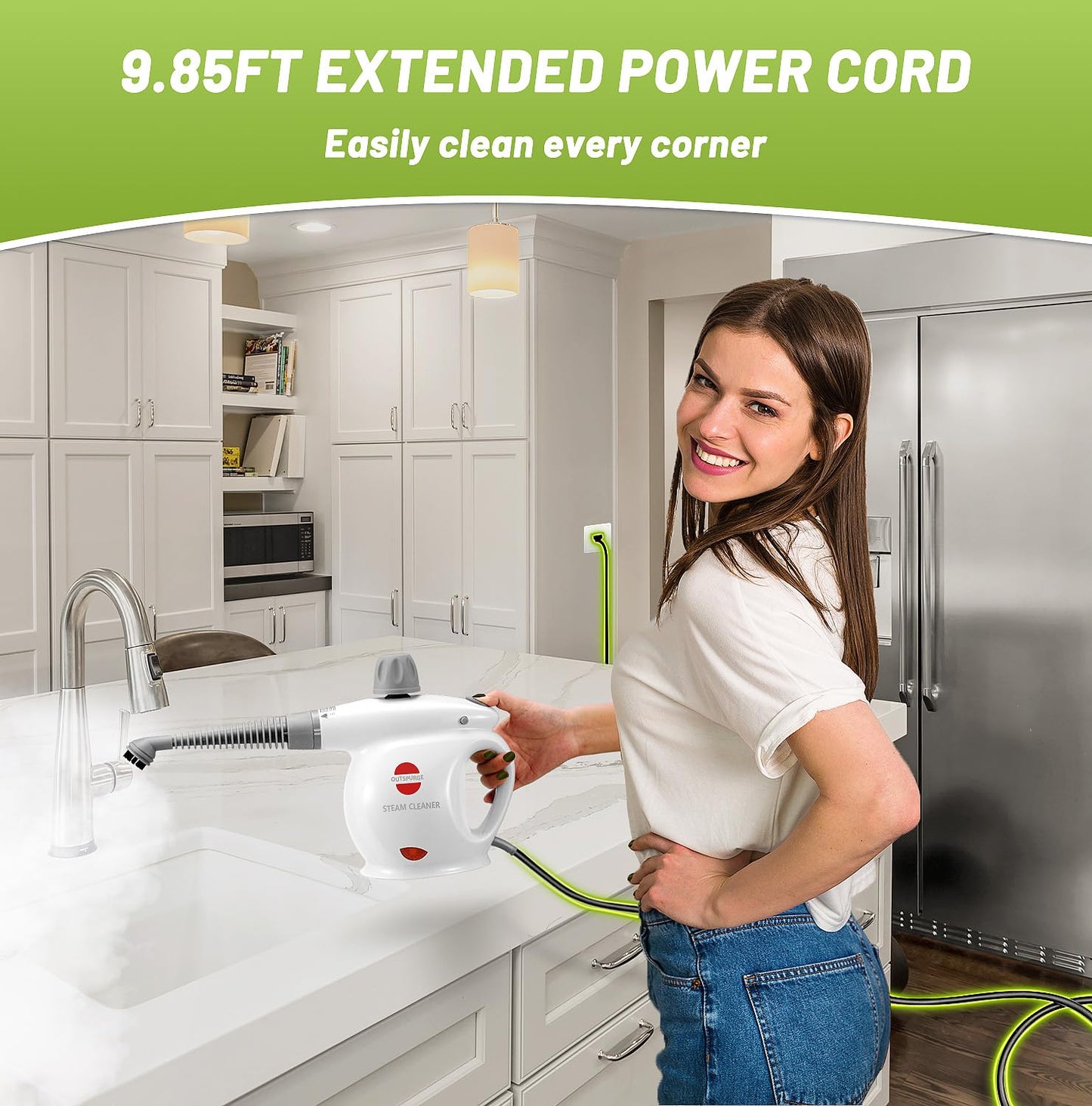 Outspurge Handheld Steam Cleaner
