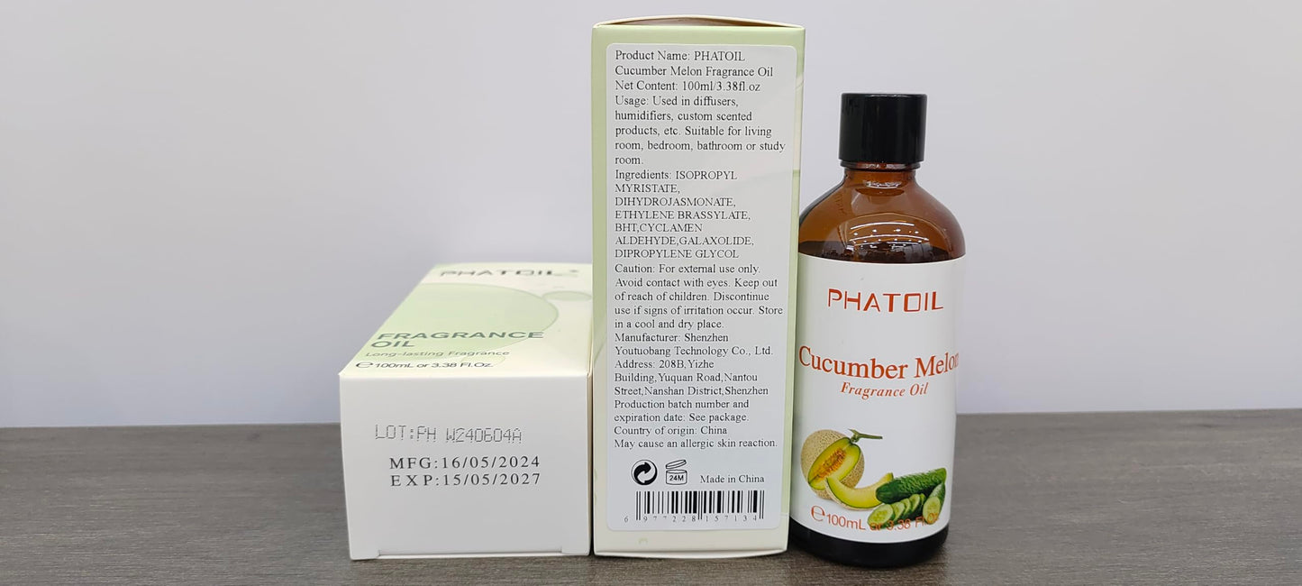 PHATOIL 3.38FL.OZ Coconut & Vanilla Fragrance Oils for Aromatherapy