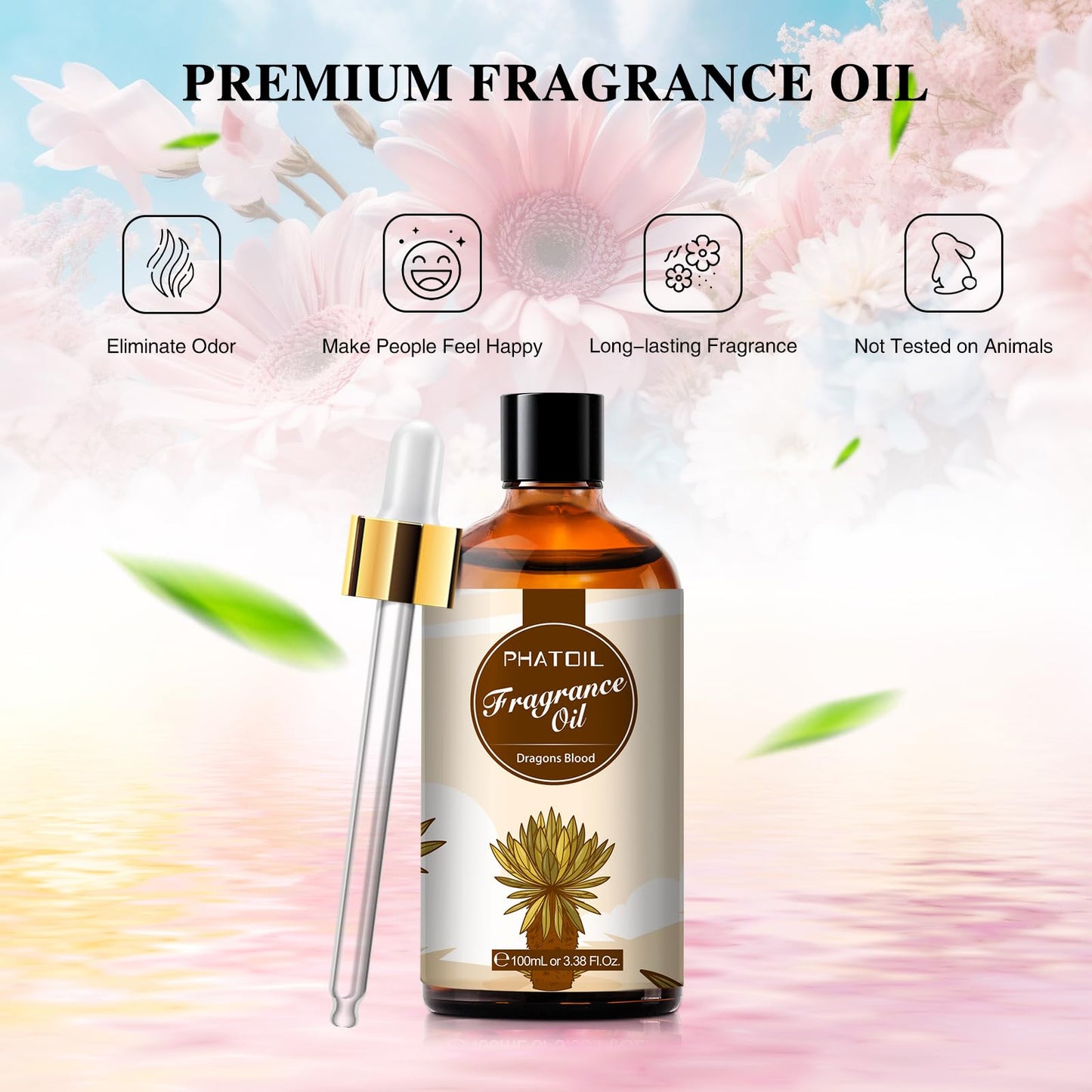 PHATOIL 3.38FL.OZ Coconut & Vanilla Fragrance Oils for Aromatherapy