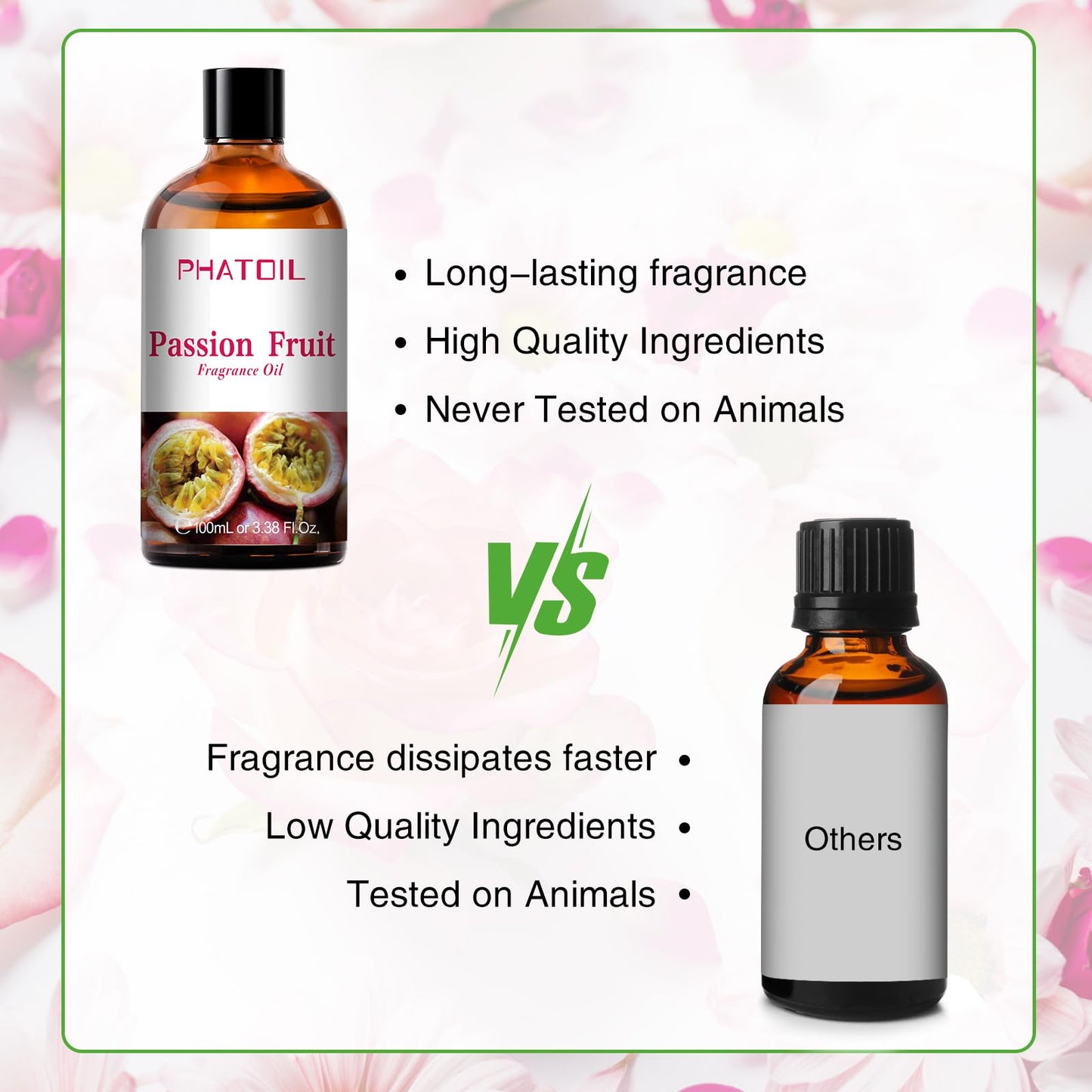 PHATOIL 3.38FL.OZ Coconut & Vanilla Fragrance Oils for Aromatherapy