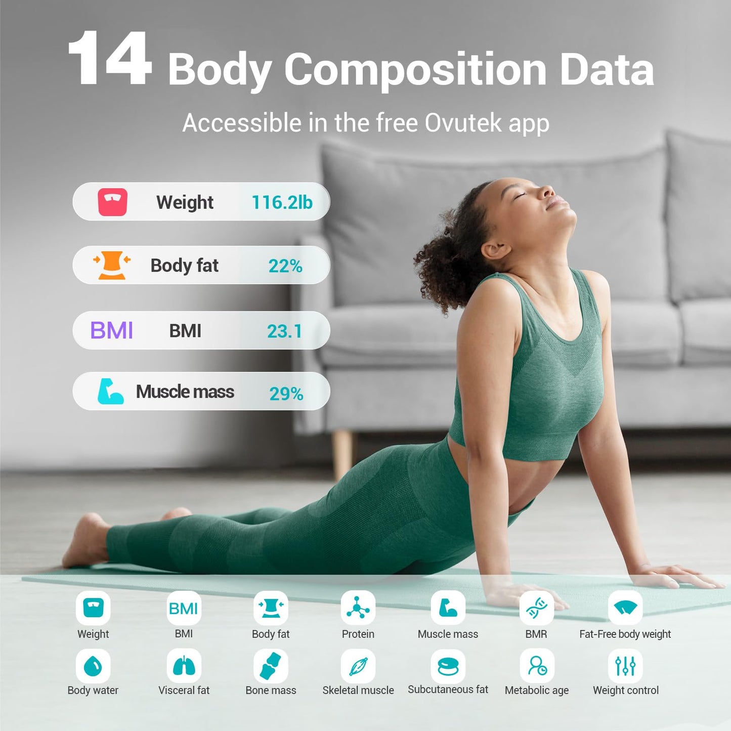 Ovutek Smart Scale for Body Weigh