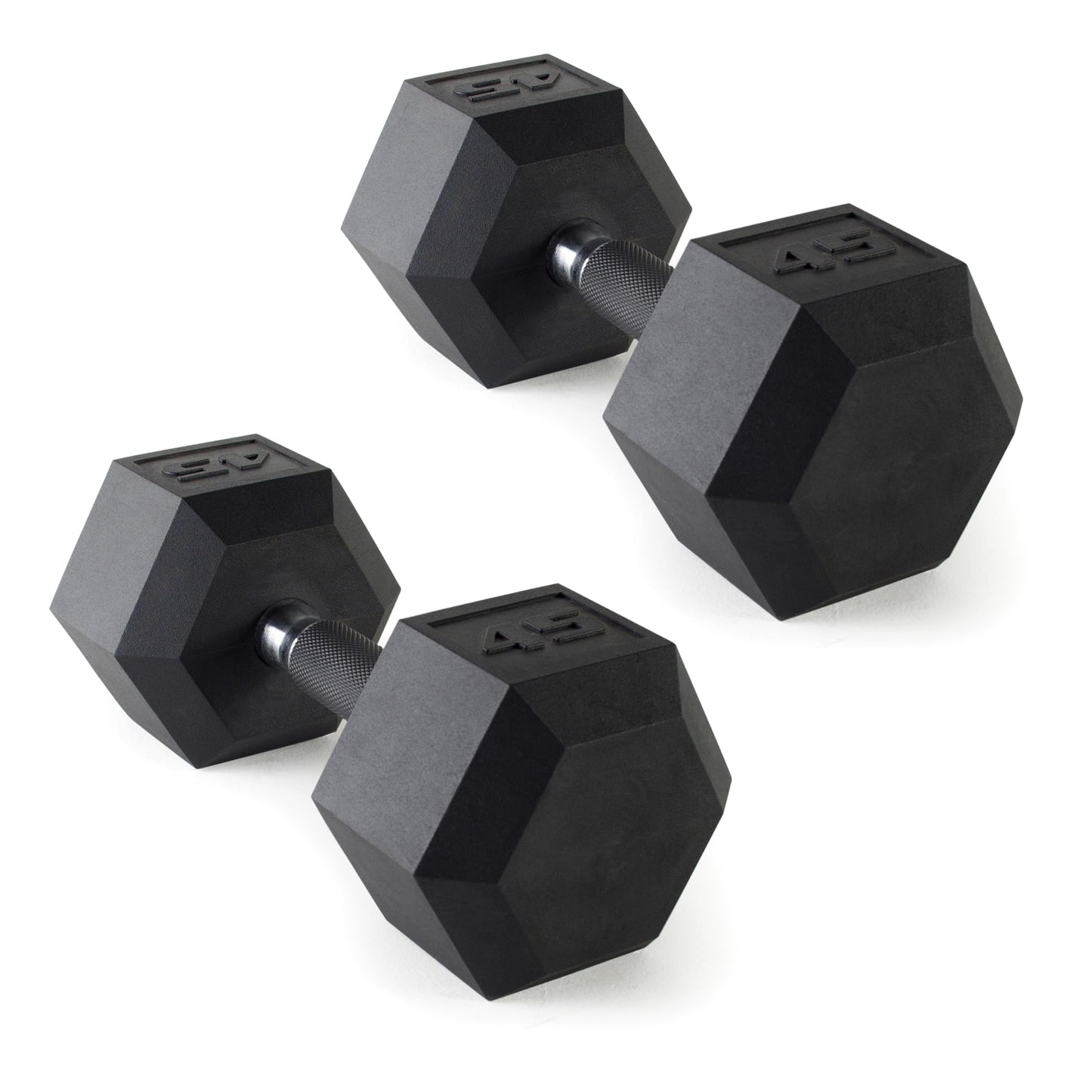 CAP Barbell 10 LB Coated Hex Dumbbell Weight Pair with Black Handle