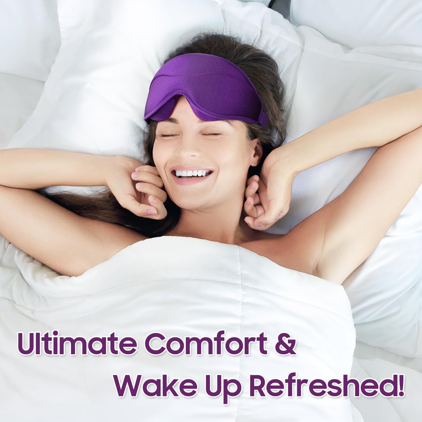 MOEASEii Sleep Mask - Total Blackout 3D Sleeping Mask
