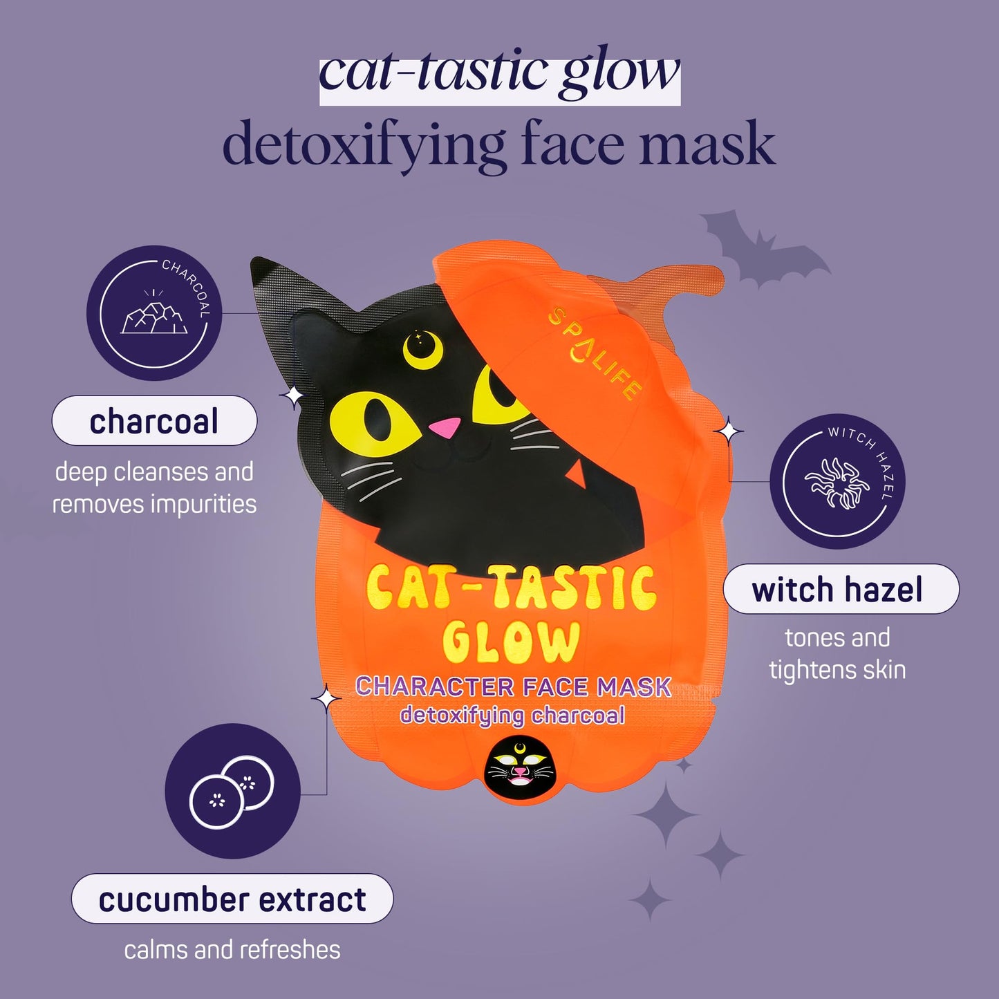 SpaLife Beauty Halloween Face Mask Spooky Glow Bundle | Korean Facial Masks