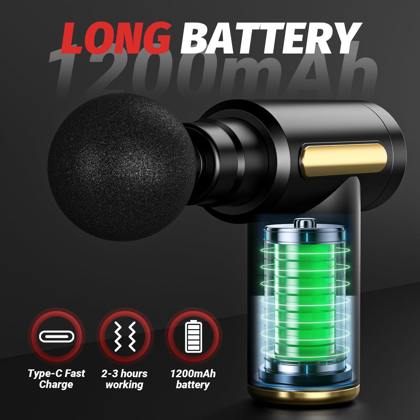 Brantefa Massage Gun, Small Travel Tool