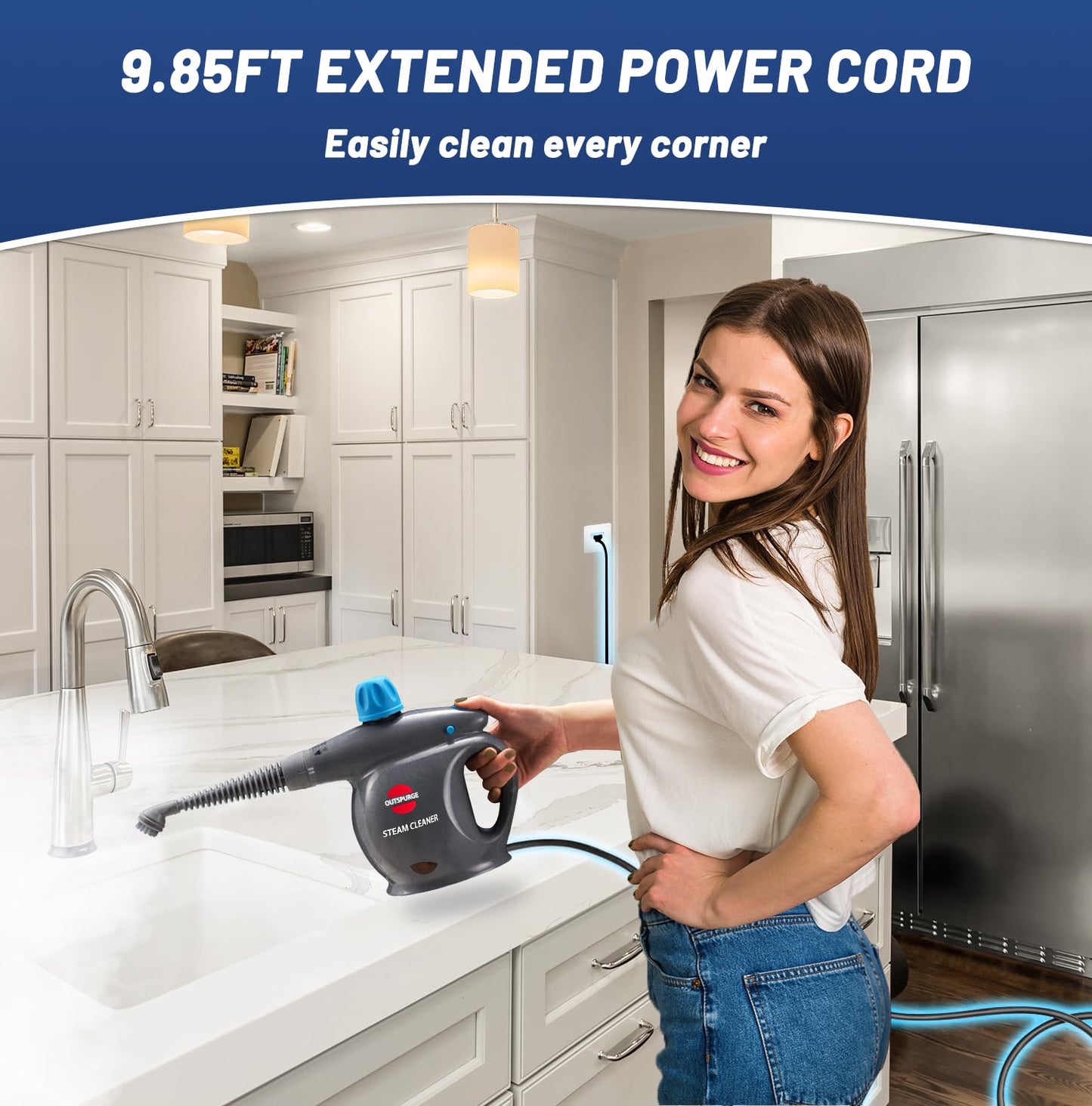 Outspurge Handheld Steam Cleaner