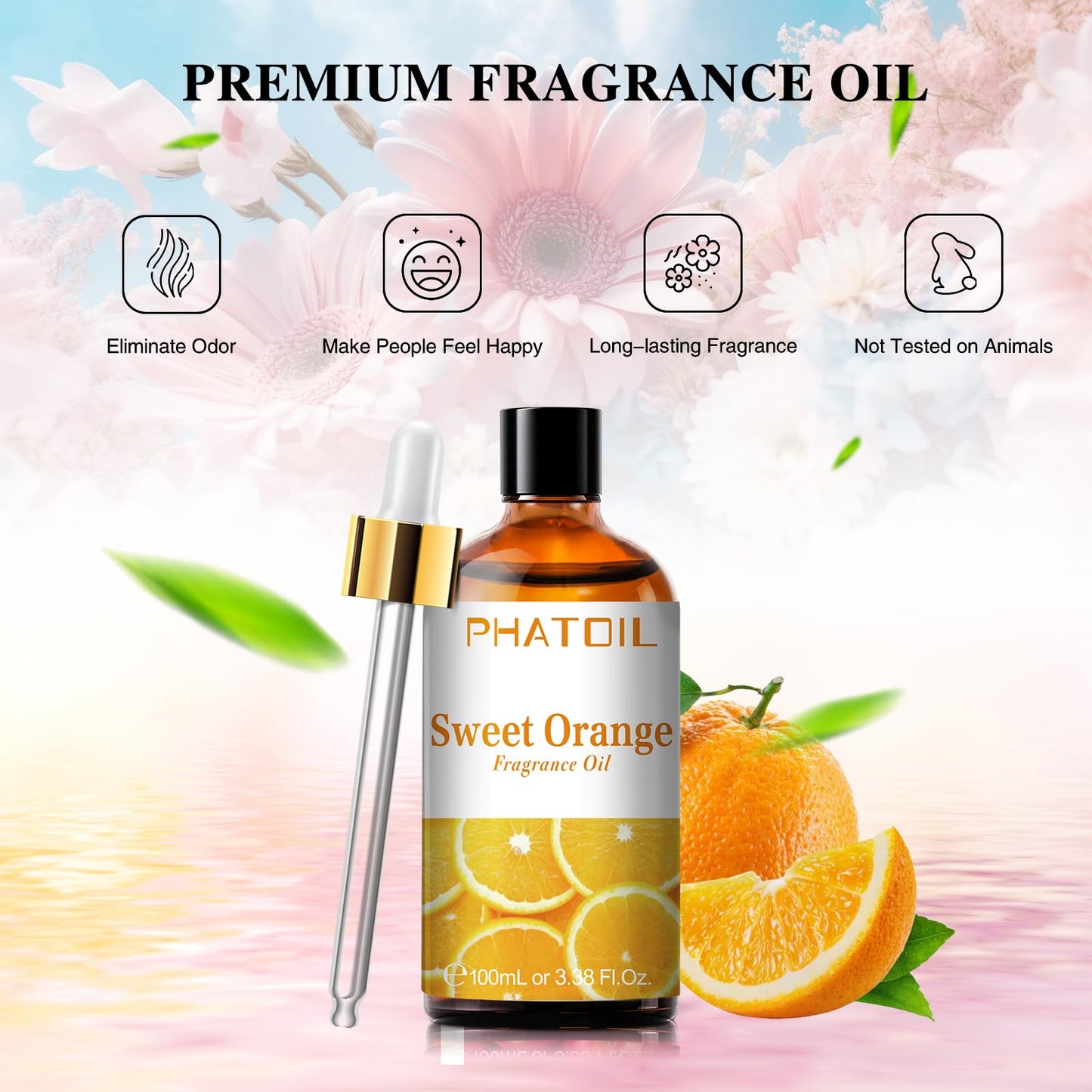 PHATOIL 3.38FL.OZ Coconut & Vanilla Fragrance Oils for Aromatherapy