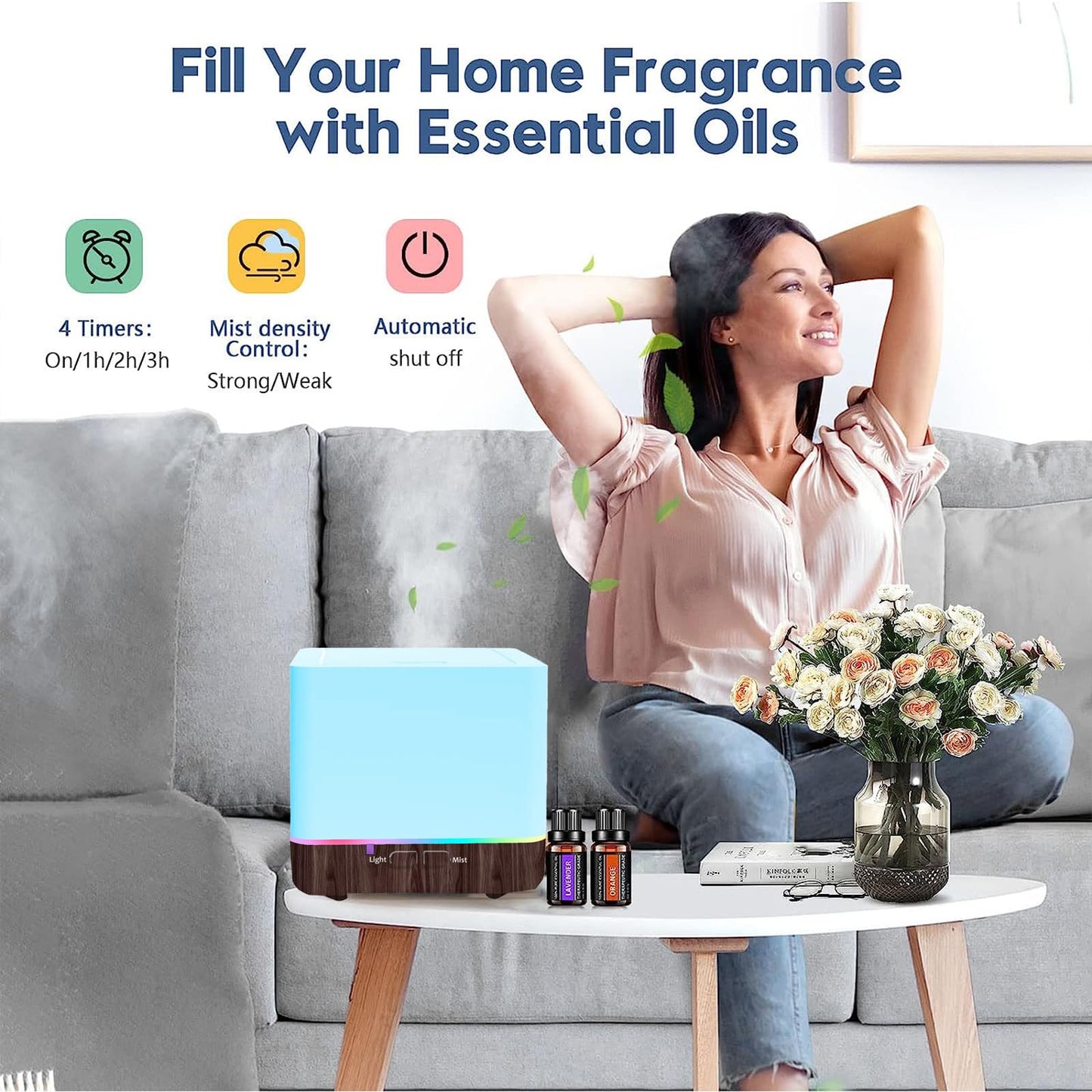 Aromatherapy Diffuser & Diffusers for Home 300ml