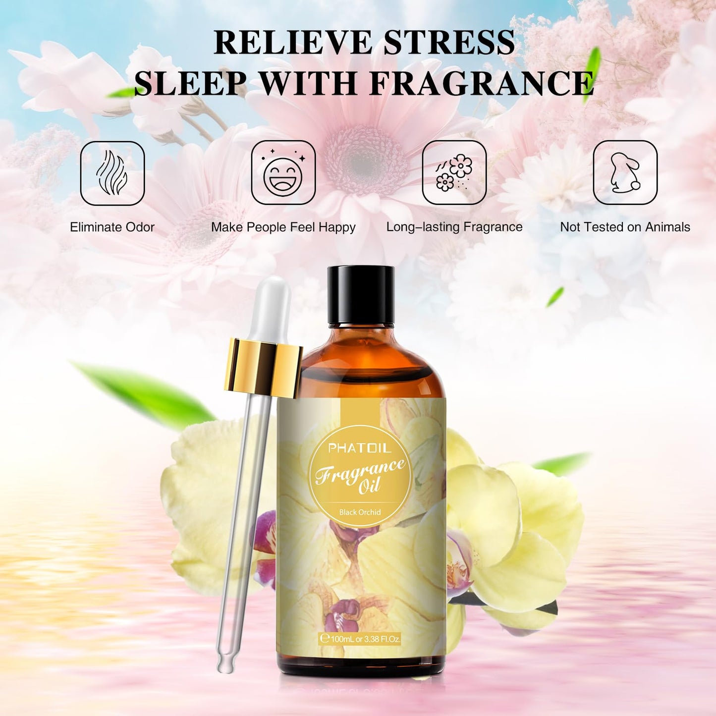 PHATOIL 3.38FL.OZ Coconut & Vanilla Fragrance Oils for Aromatherapy