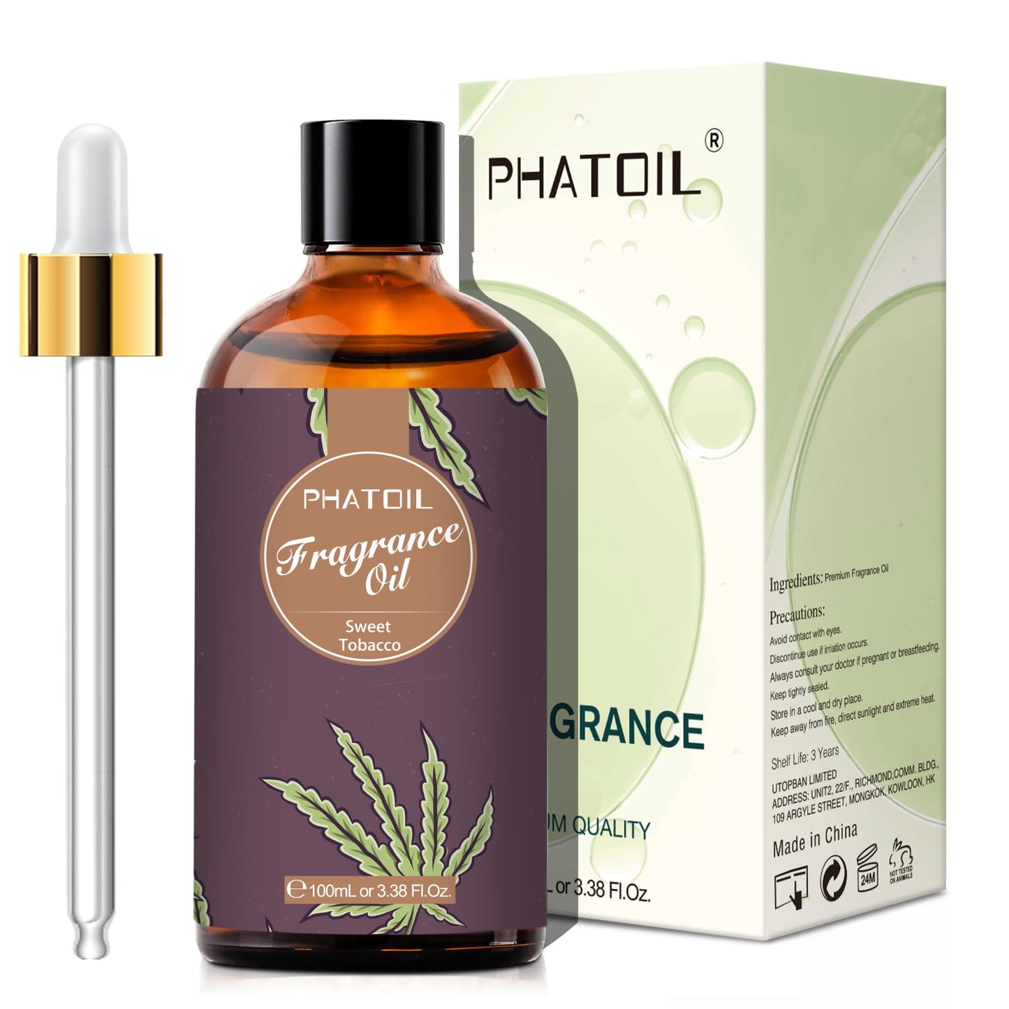 PHATOIL 3.38FL.OZ Coconut & Vanilla Fragrance Oils for Aromatherapy