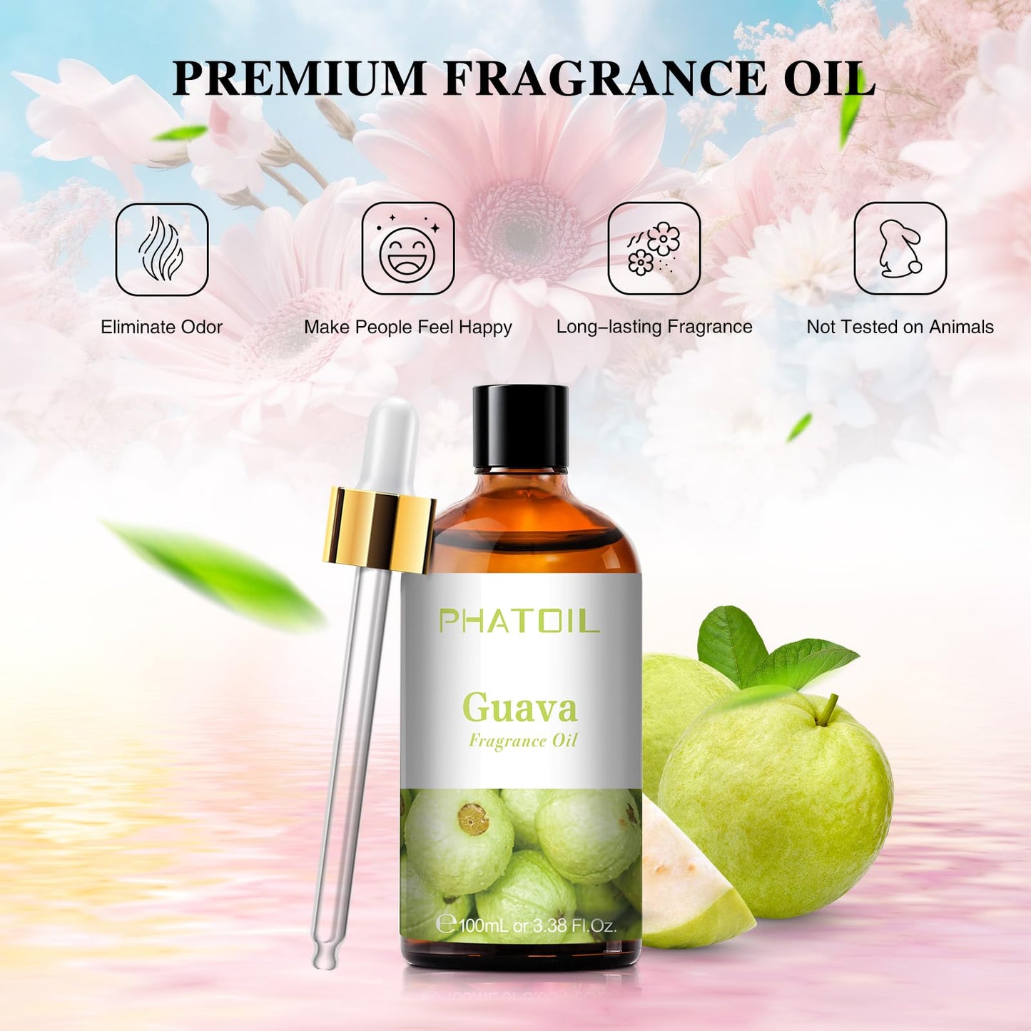 PHATOIL 3.38FL.OZ Coconut & Vanilla Fragrance Oils for Aromatherapy