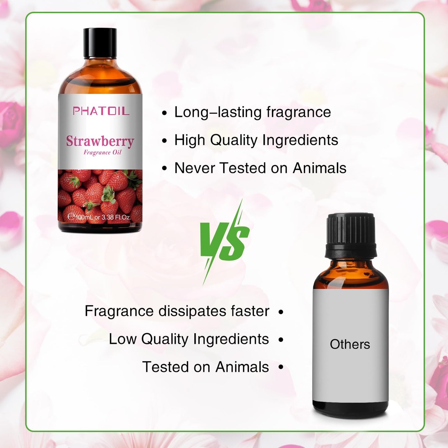 PHATOIL 3.38FL.OZ Coconut & Vanilla Fragrance Oils for Aromatherapy