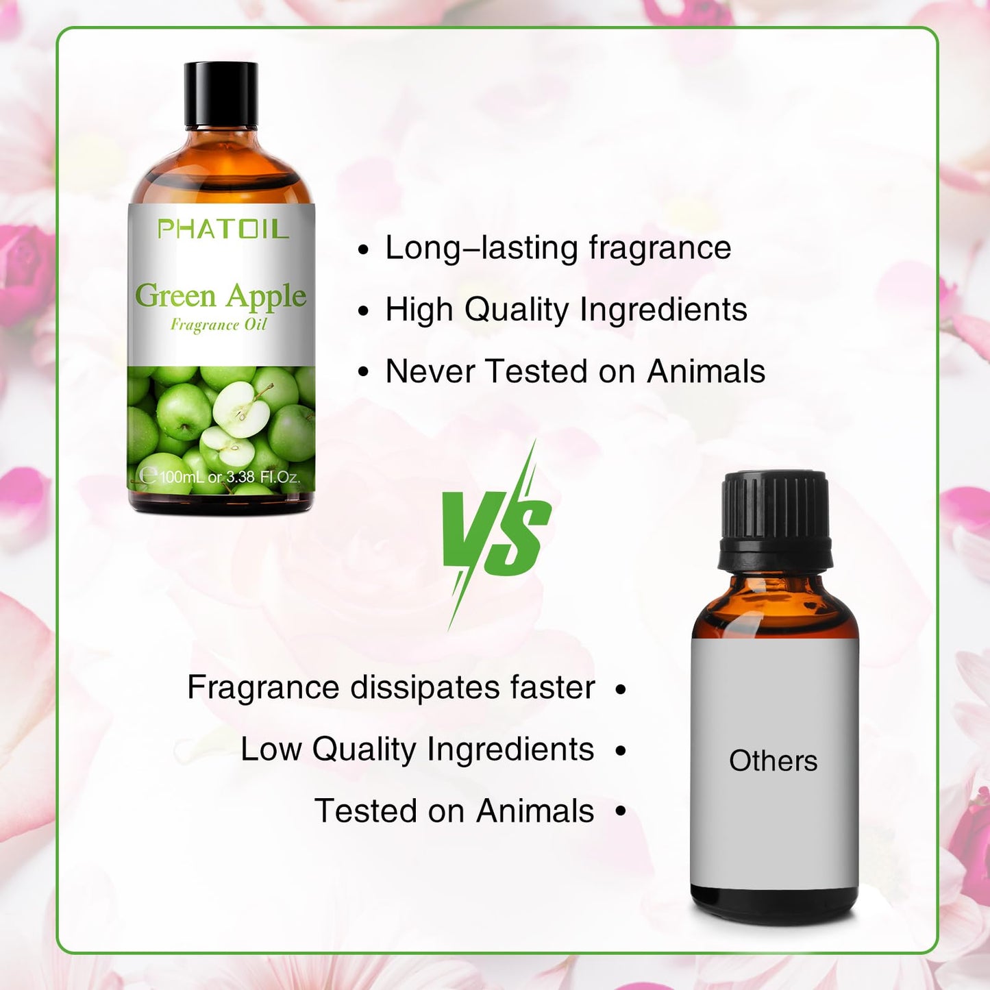 PHATOIL 3.38FL.OZ Coconut & Vanilla Fragrance Oils for Aromatherapy