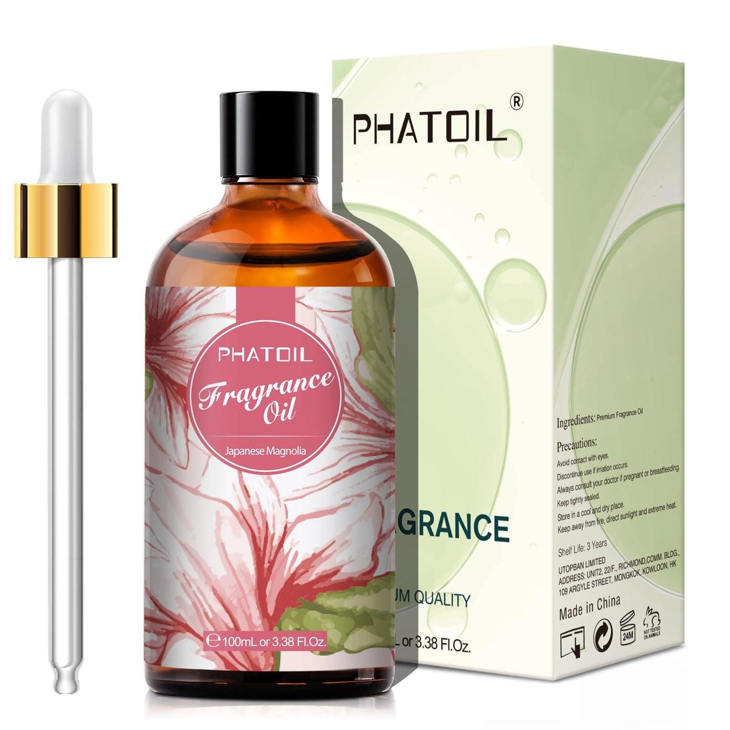 PHATOIL 3.38FL.OZ Coconut & Vanilla Fragrance Oils for Aromatherapy