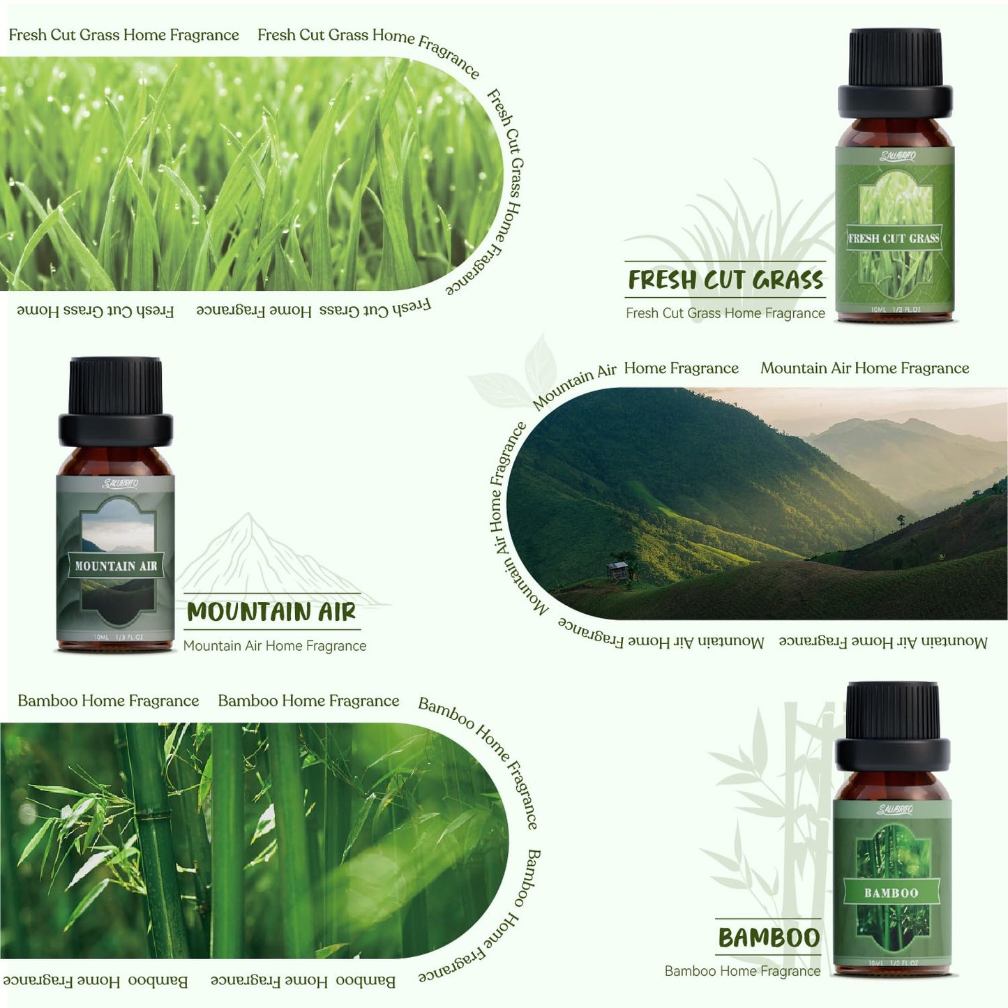 SALUBRITO Clean Fragrance Oils Set